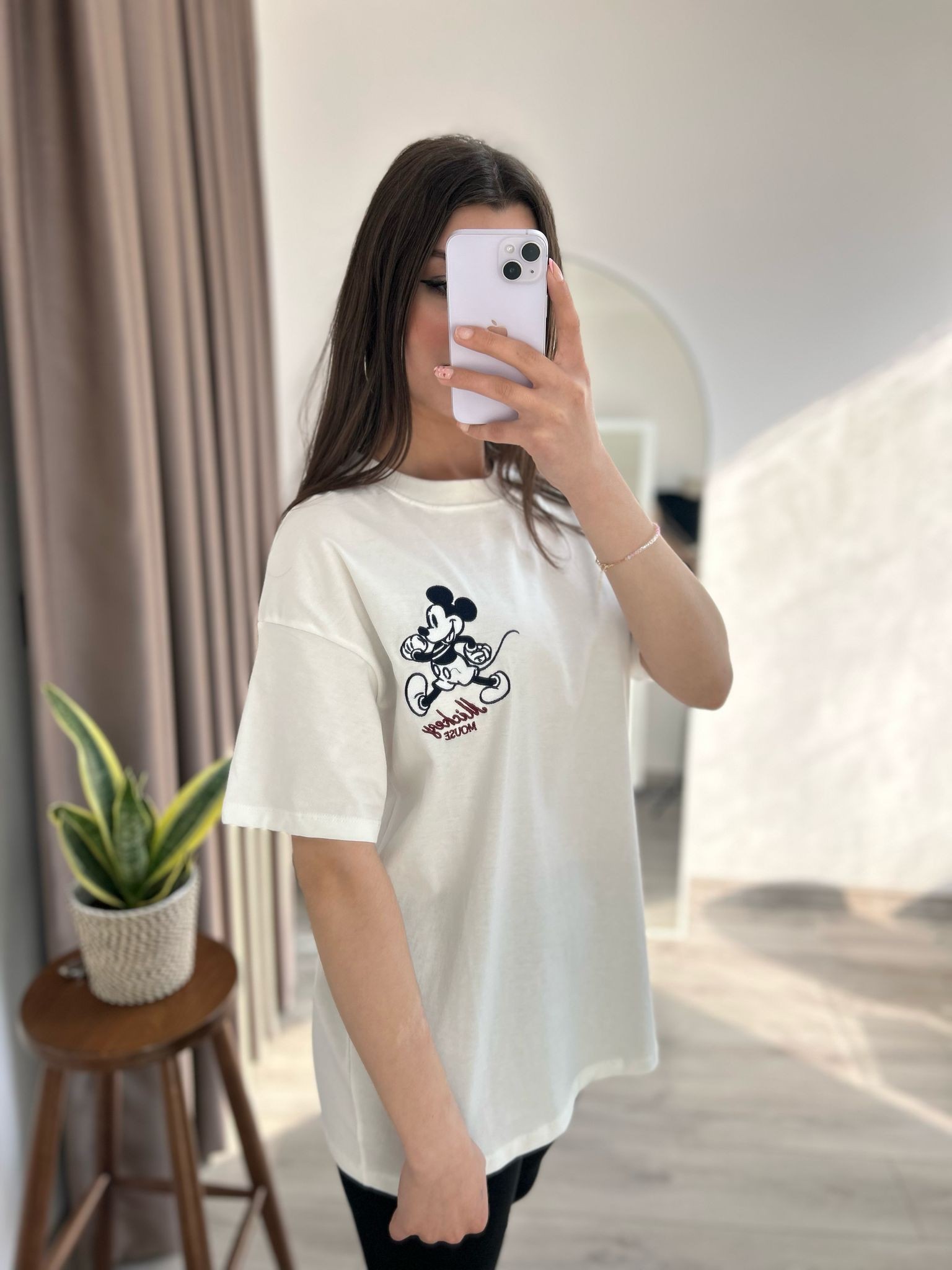 Baskılı Uzun T-shirt