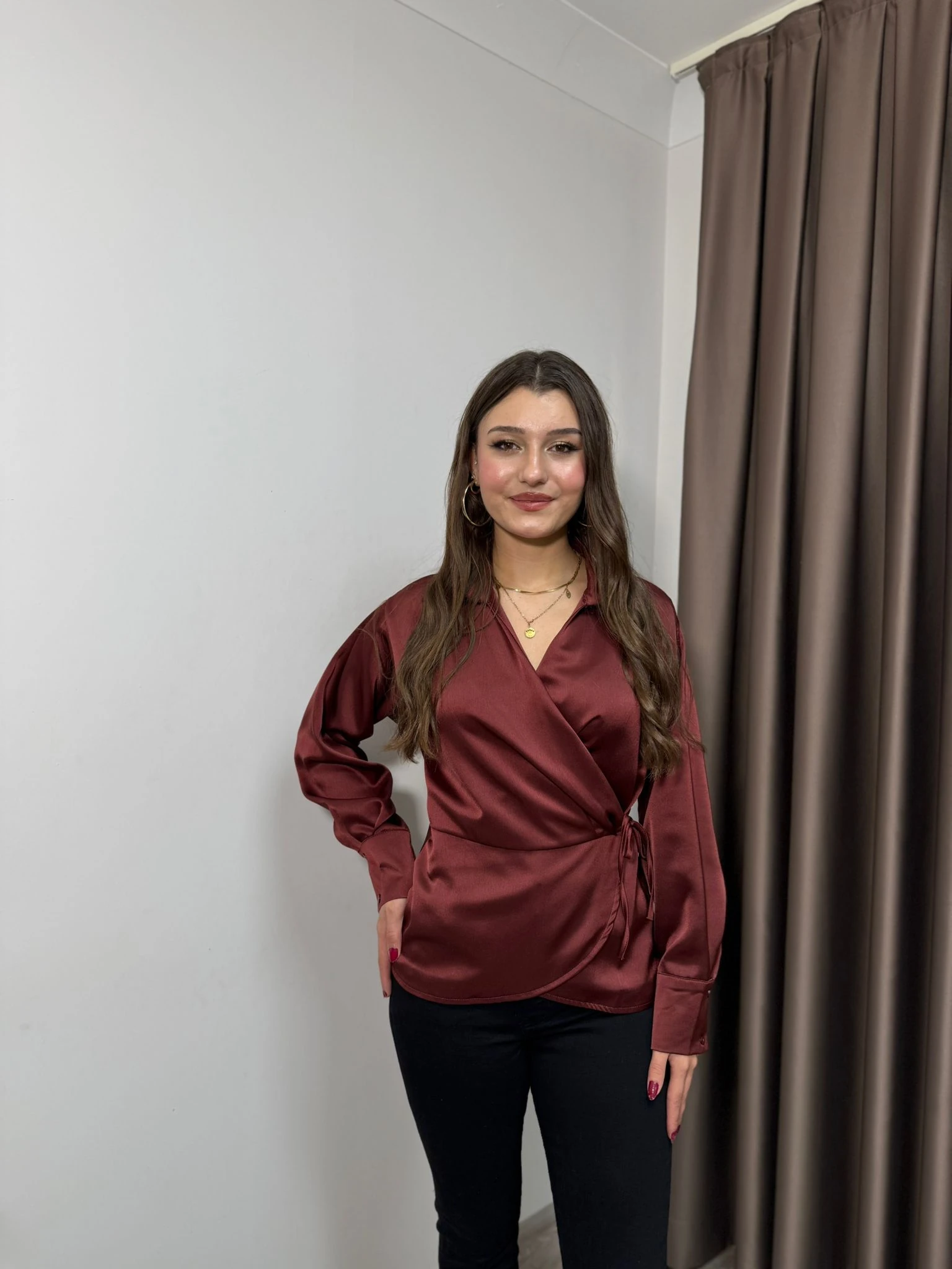 SATEN TASARIM GÖMLEK