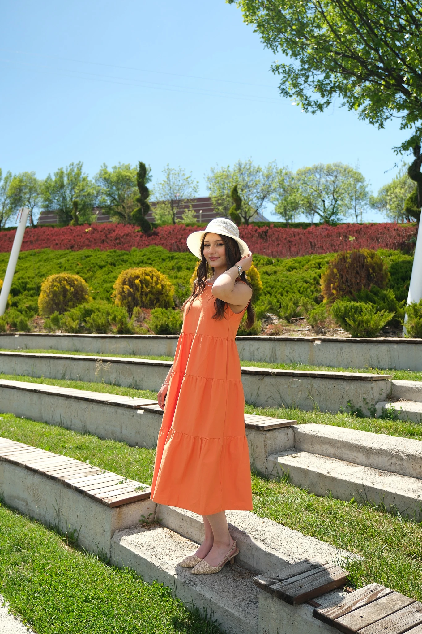 POPLİN KUMAŞ ELBİSE