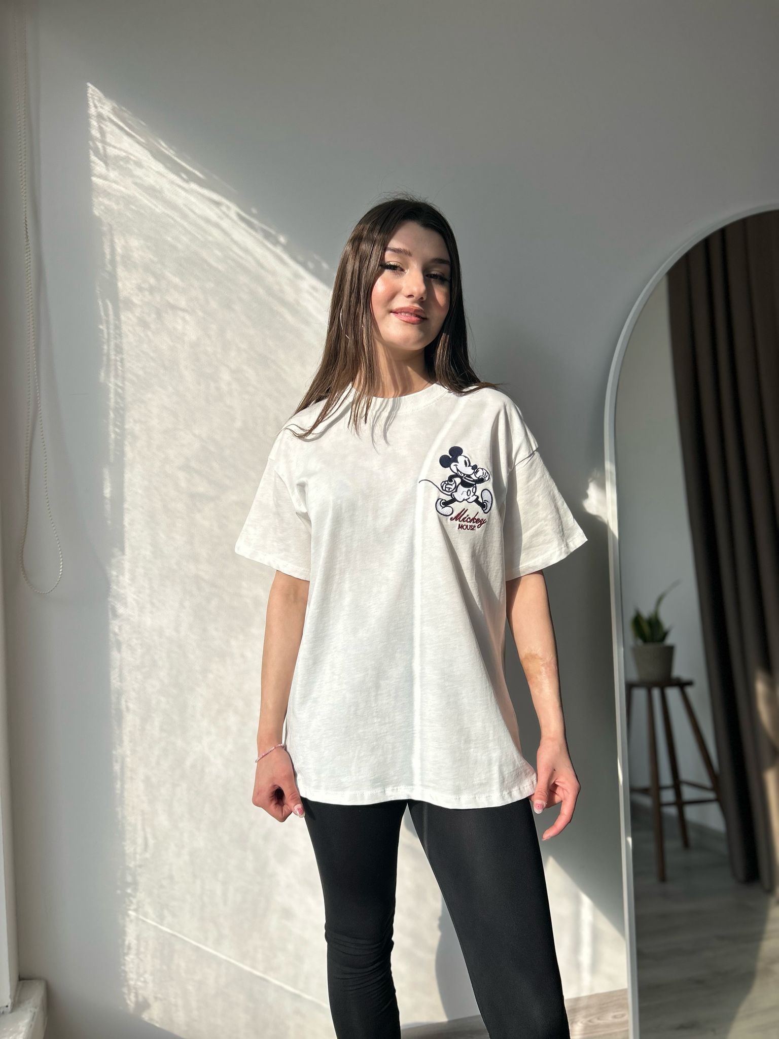 Baskılı Uzun T-shirt