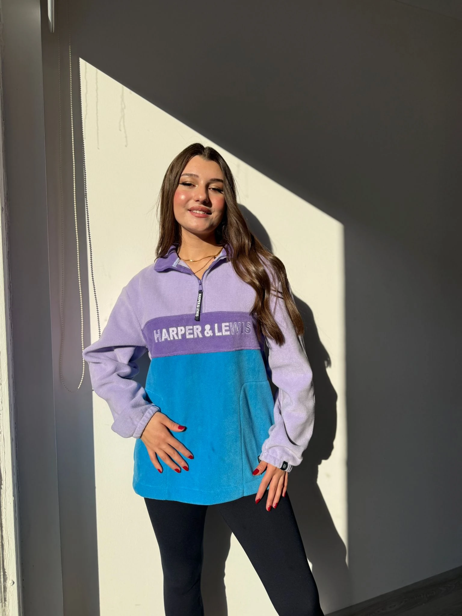 ORİJİNAL MARKA POLAR SWEATSHİRT  - Mor