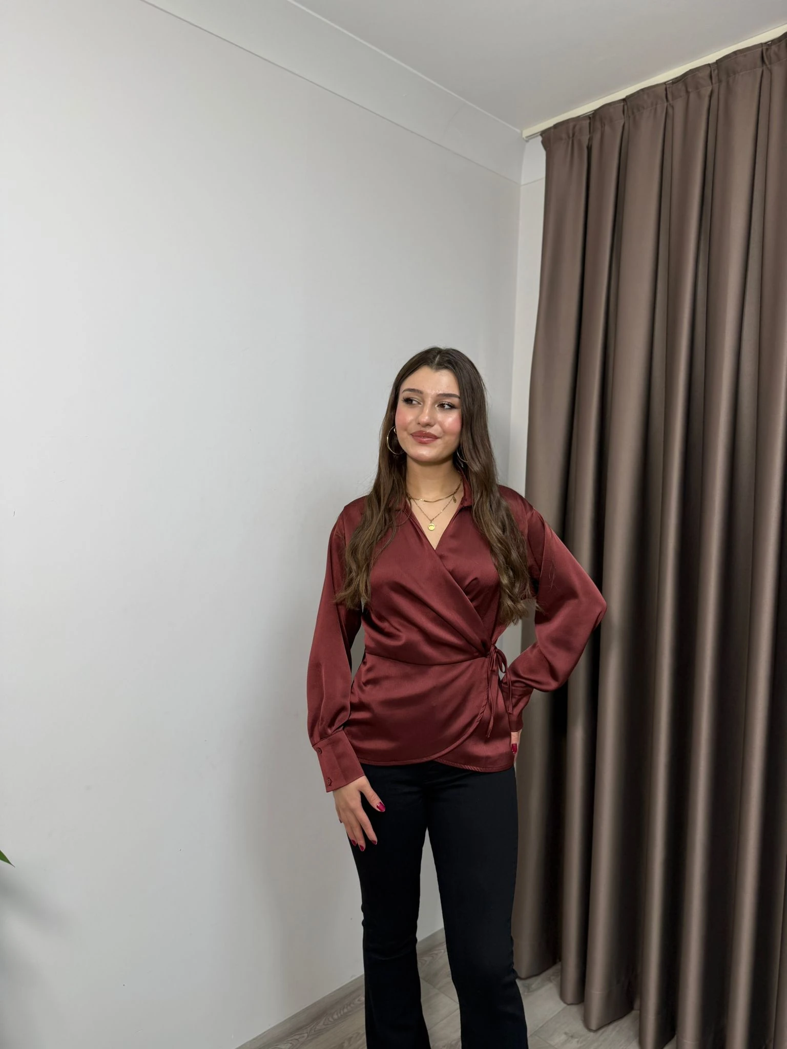 SATEN TASARIM GÖMLEK