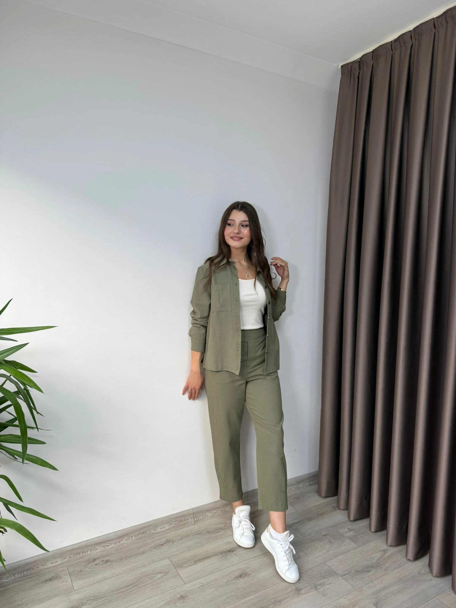 CEKET PANTOLON KOT TAKIM - Haki