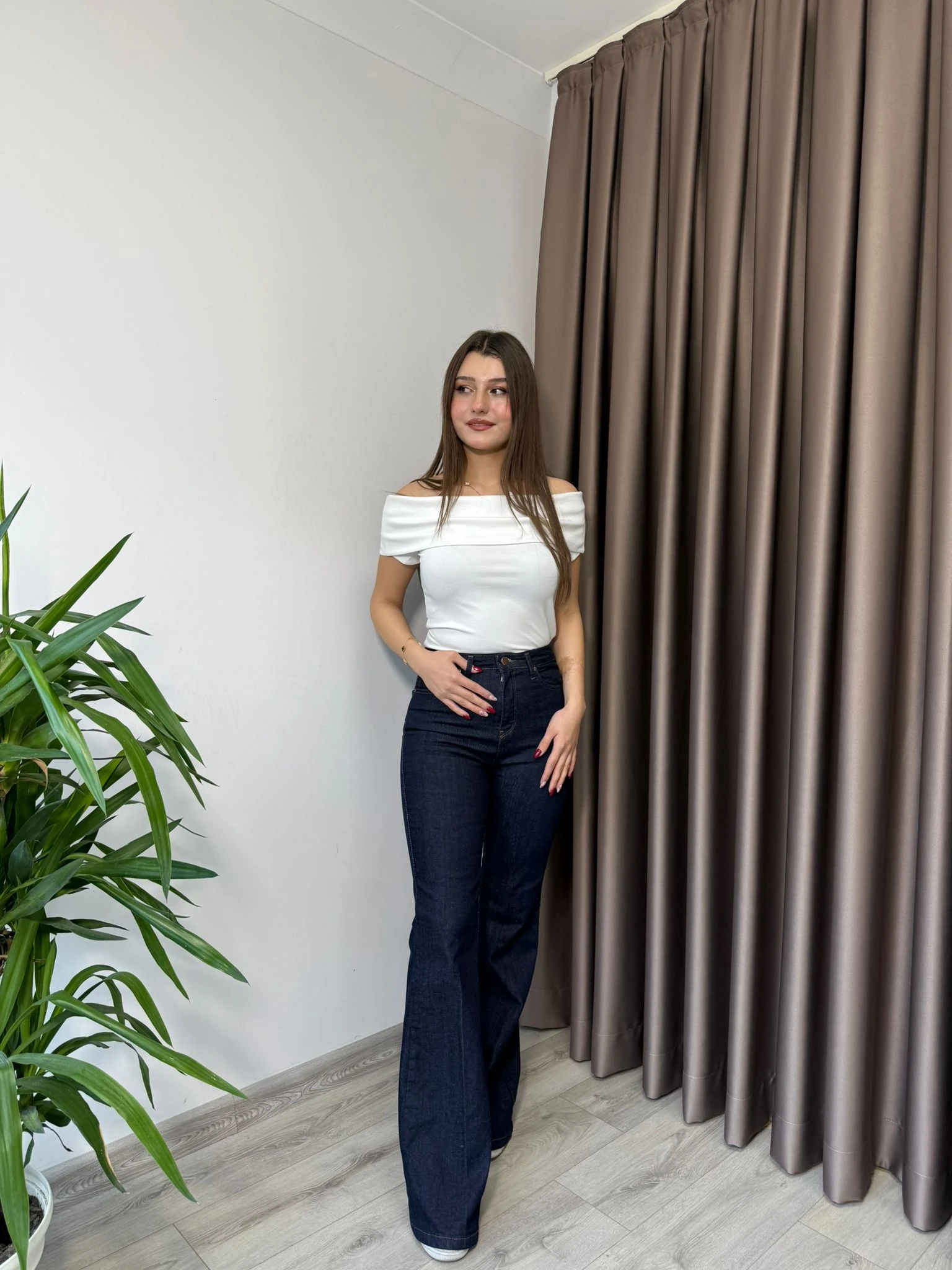 İSPANYOL PAÇA KOT PANTOLON - 36