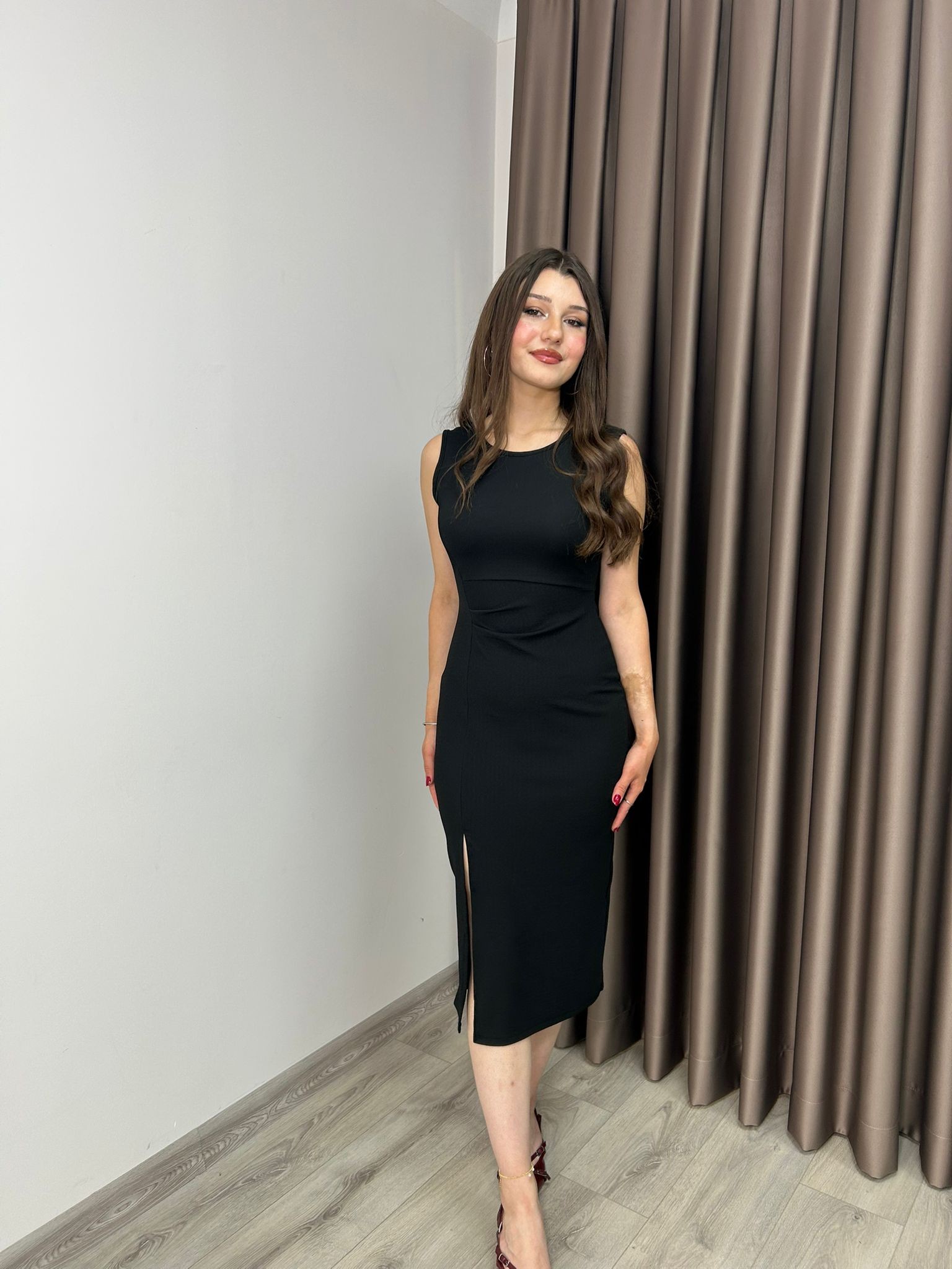 Kalem Midi Elbise