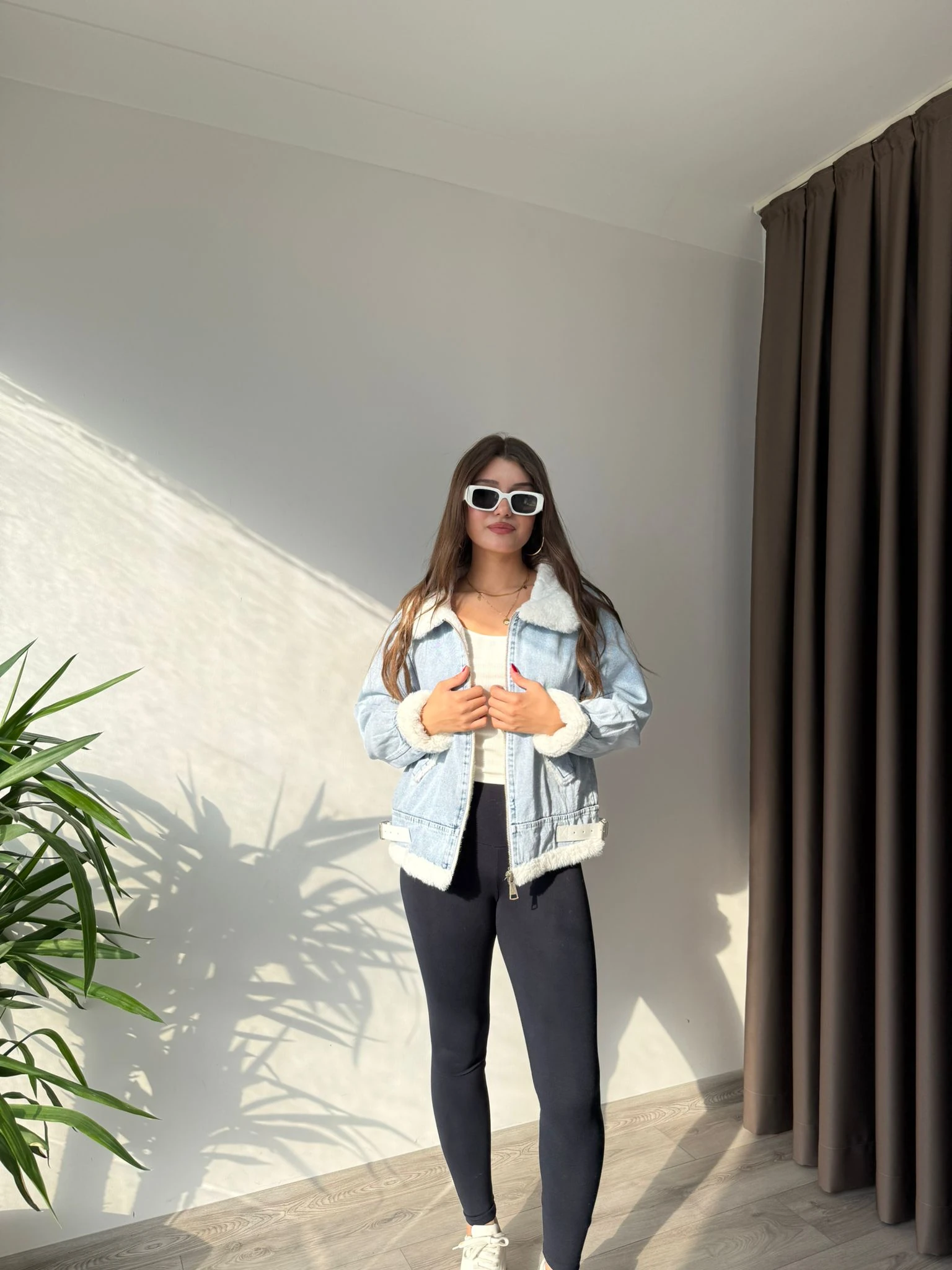 İÇİ YÜNLÜ TASARIM KOT CEKET - M