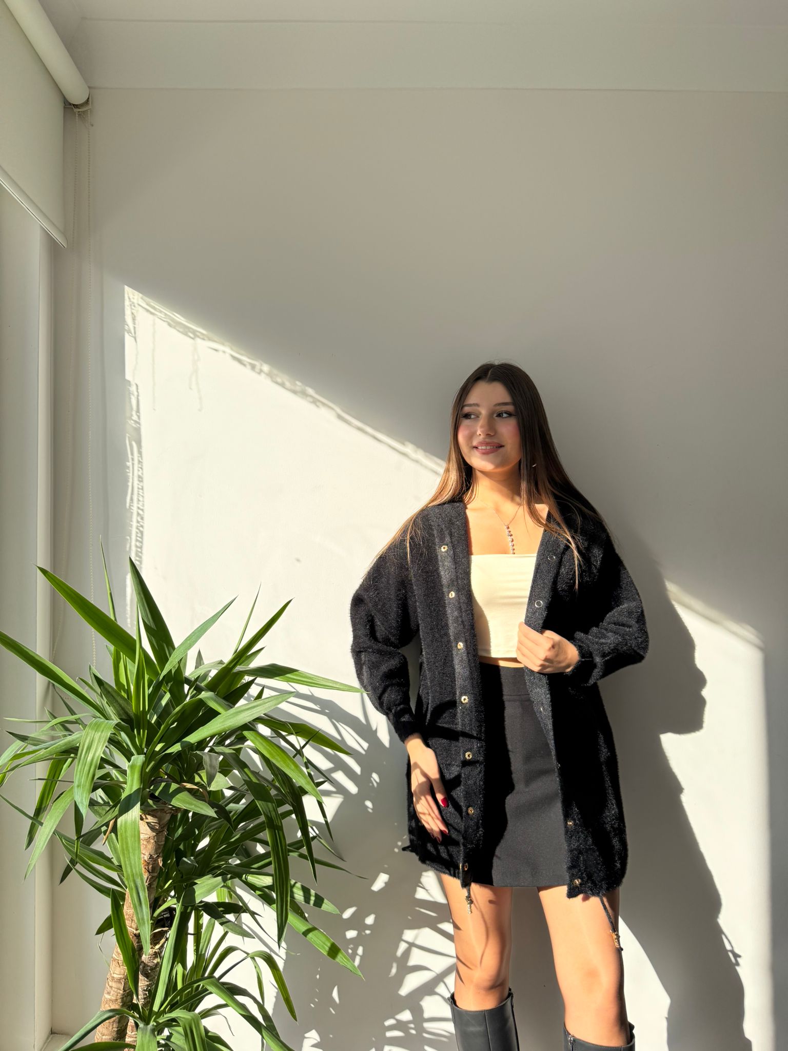 ANGORA UZUN HIRKA - Siyah