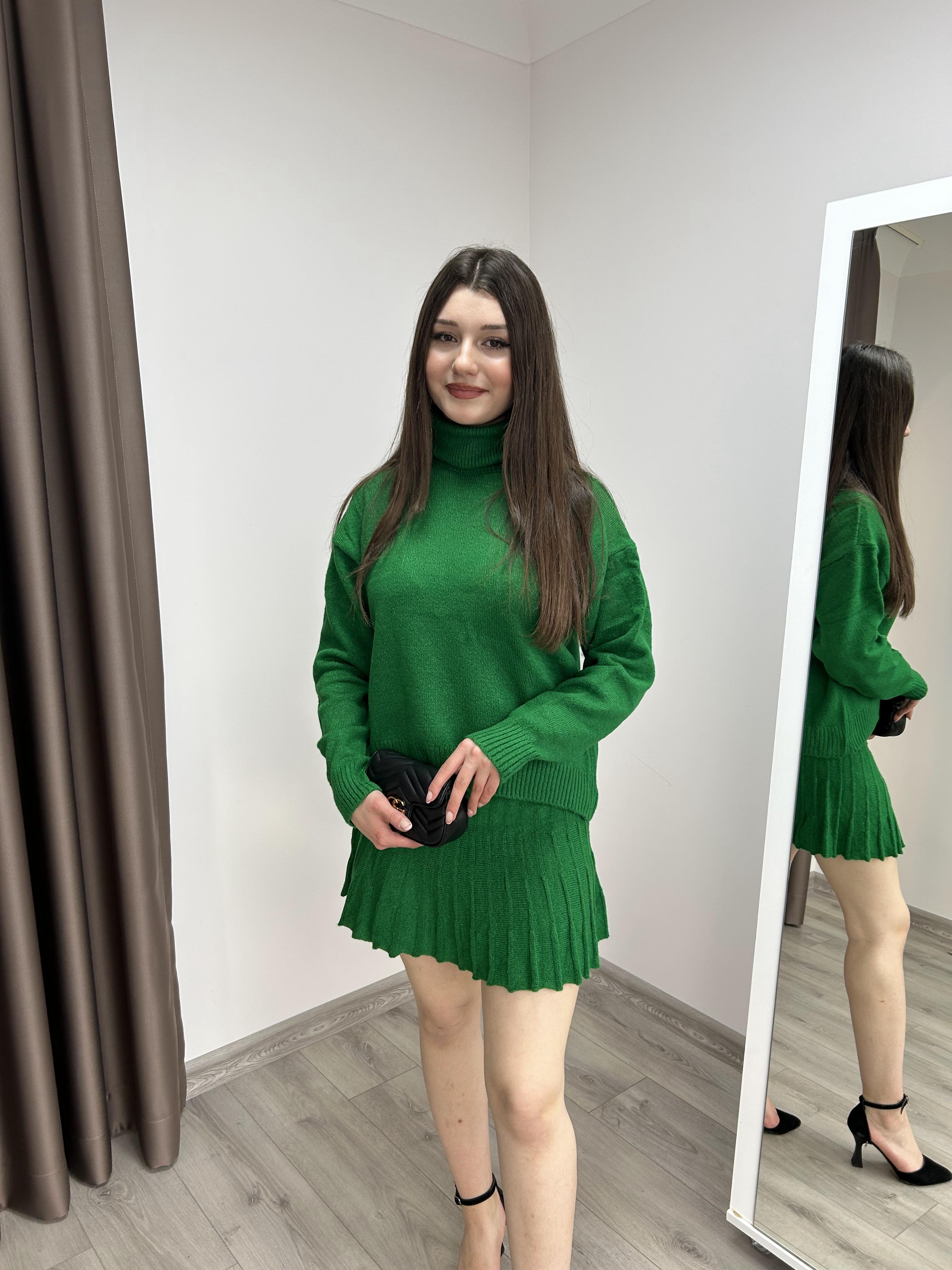 Triko Etekli Takım - Yeşil