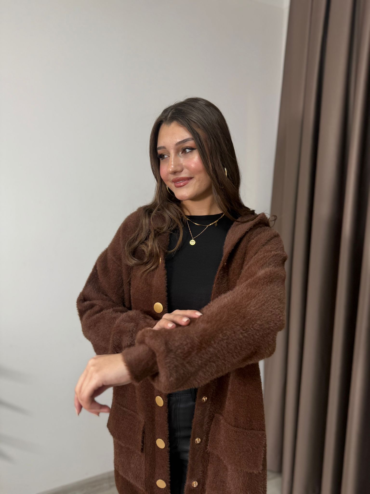 ANGORA UZUN HIRKA - kahverengi