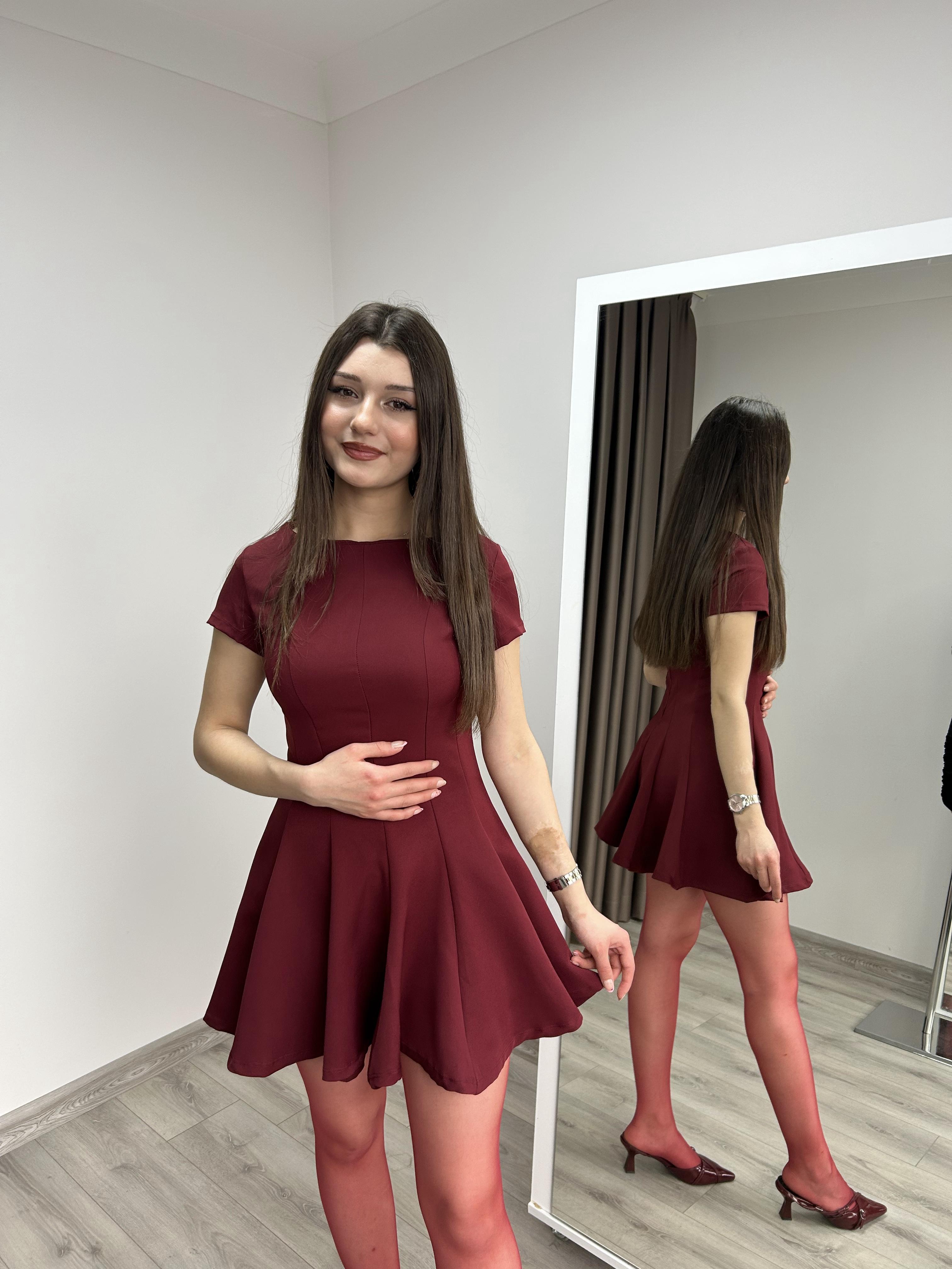 Volanlı Mini Elbise