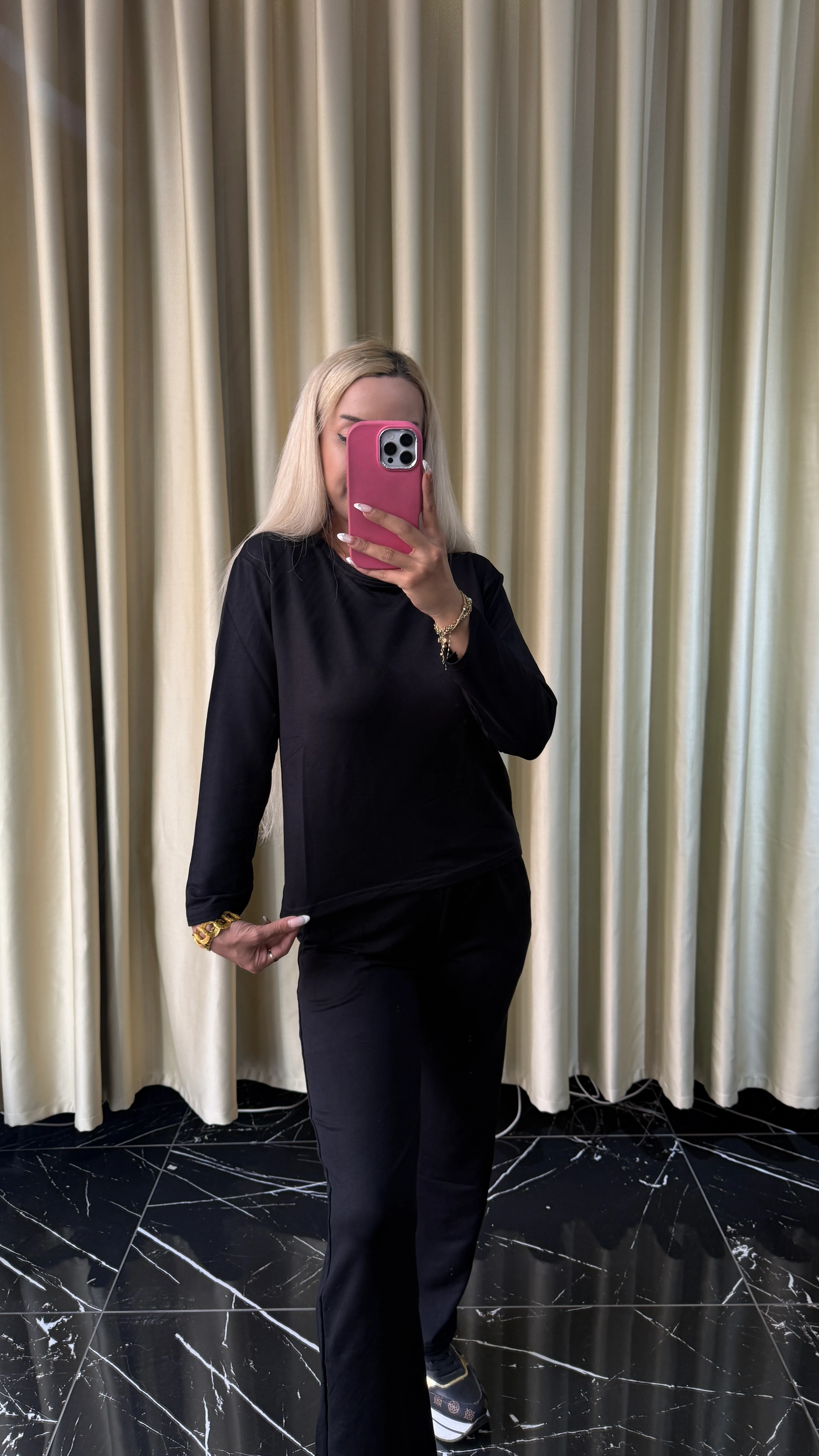 OYSHO KUMAŞ EŞOFMAN TAKIMI