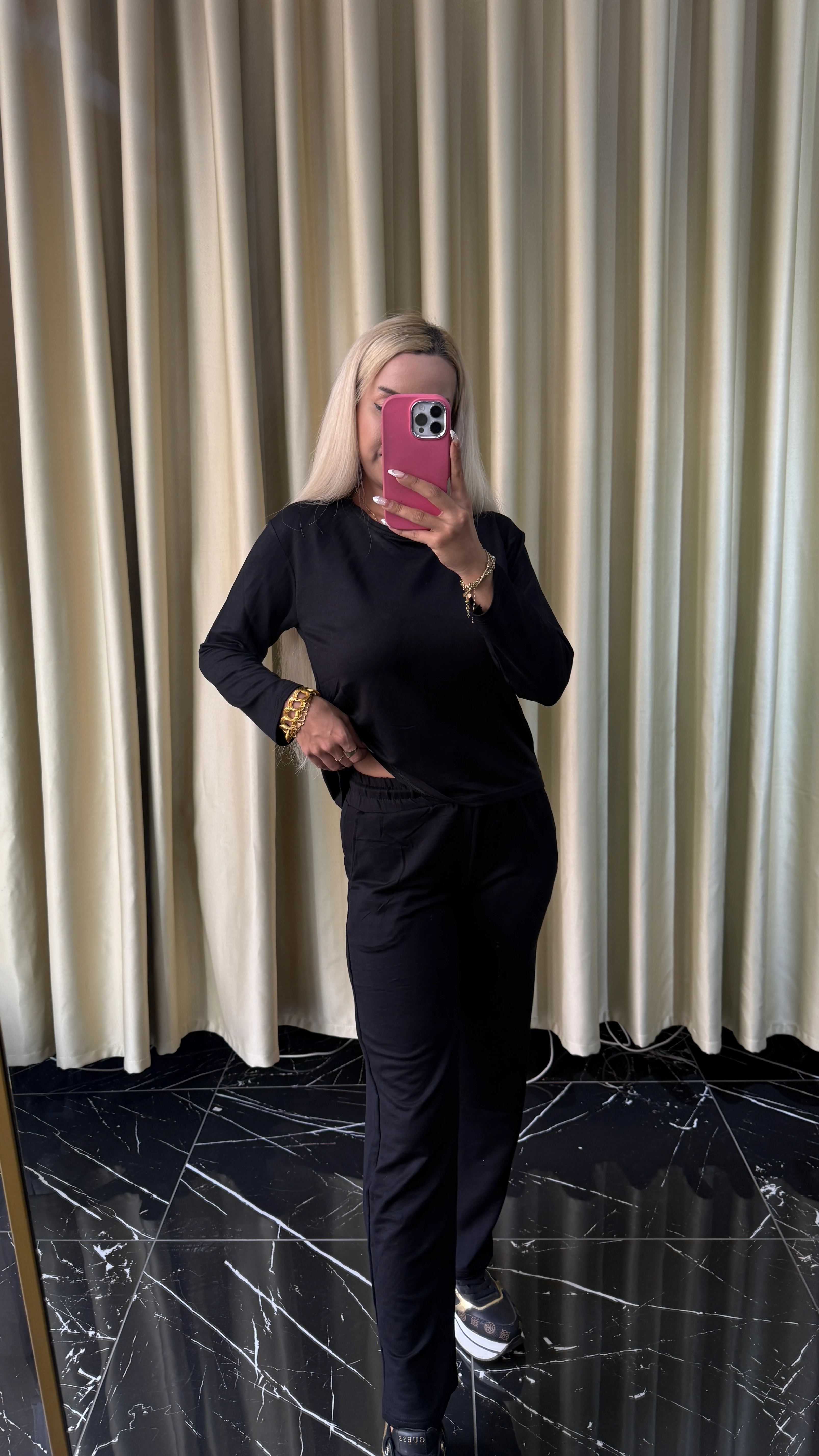 OYSHO KUMAŞ EŞOFMAN TAKIMI