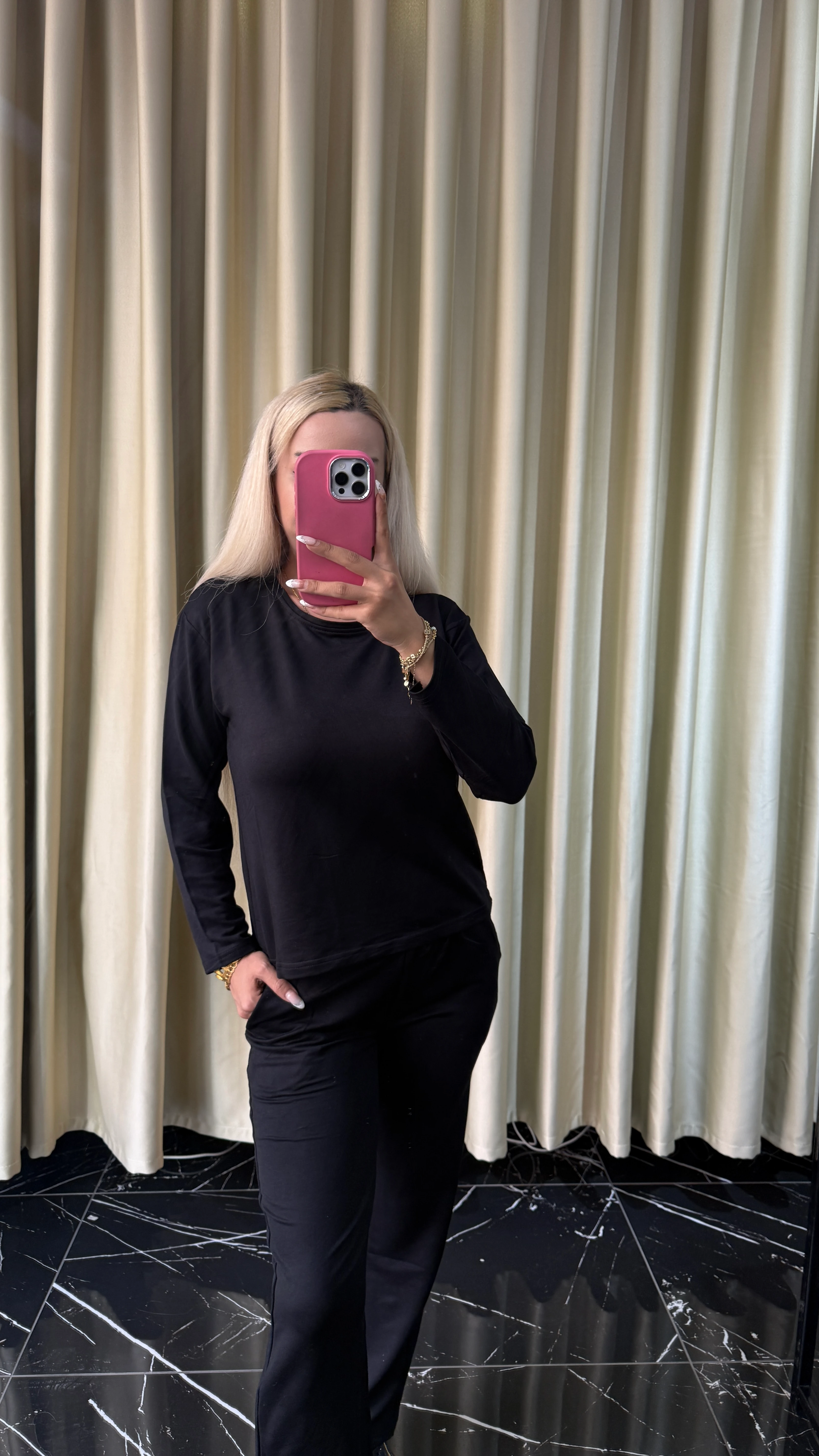 OYSHO KUMAŞ EŞOFMAN TAKIMI