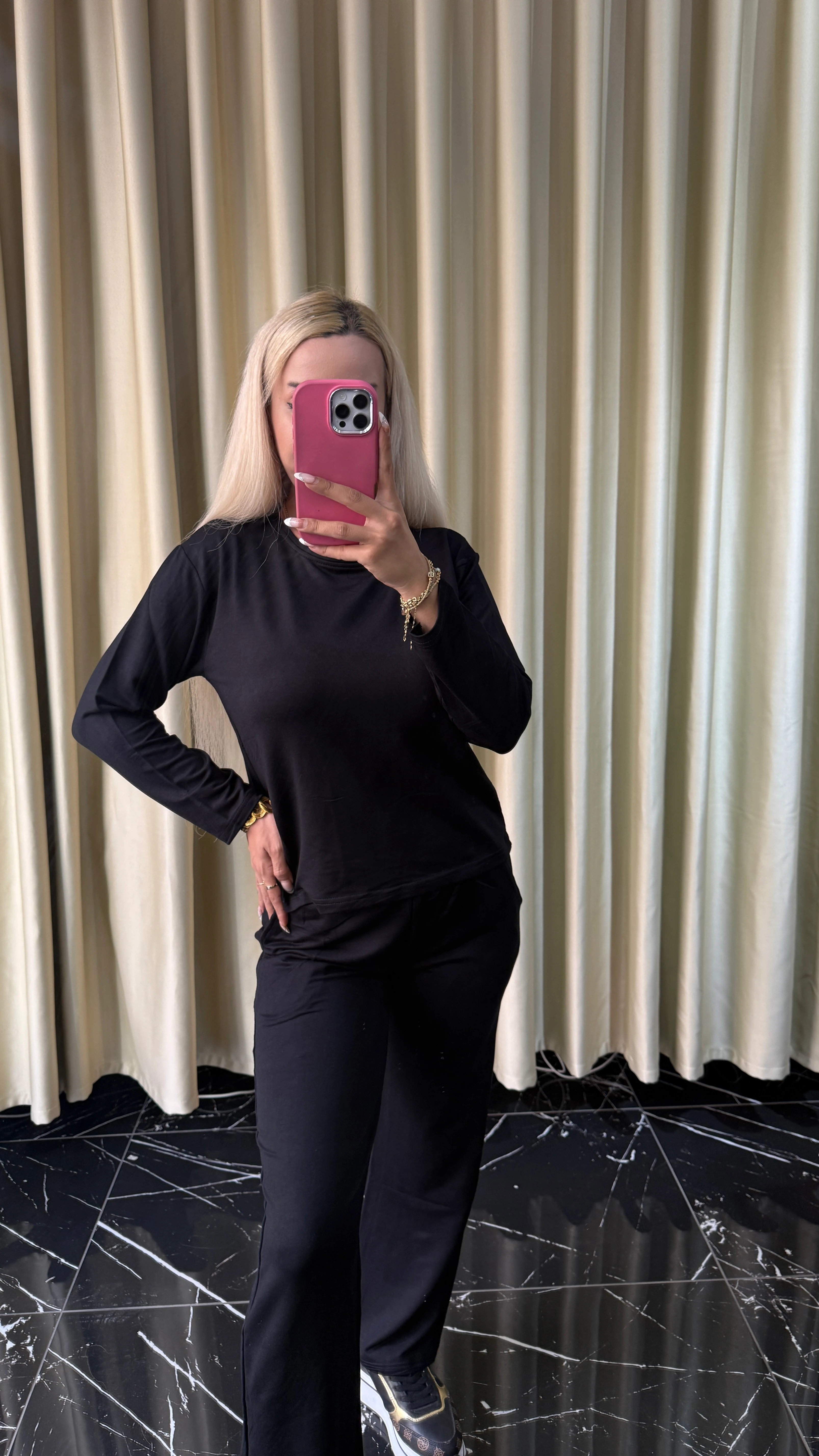 OYSHO KUMAŞ EŞOFMAN TAKIMI