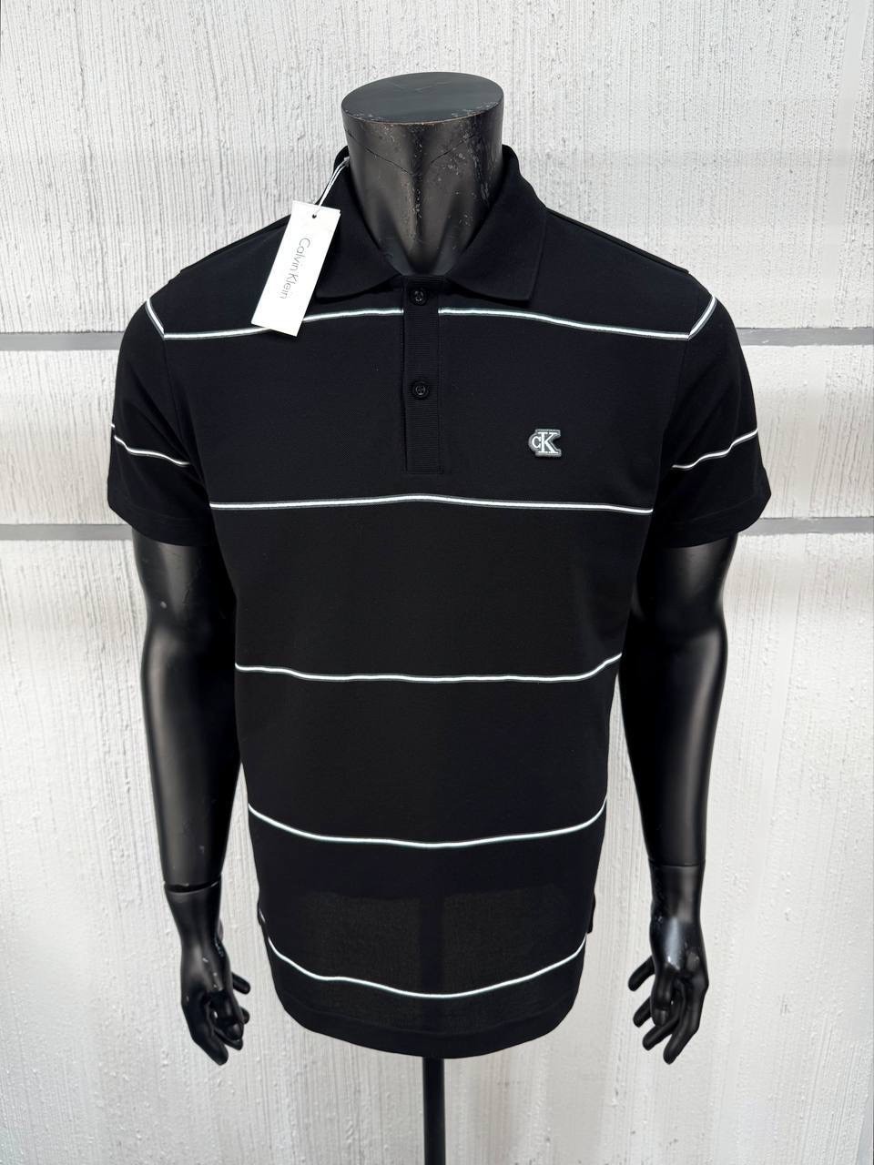 CALVİN KLEİN SİYAH RENK POLO YAKA T-SHİRT