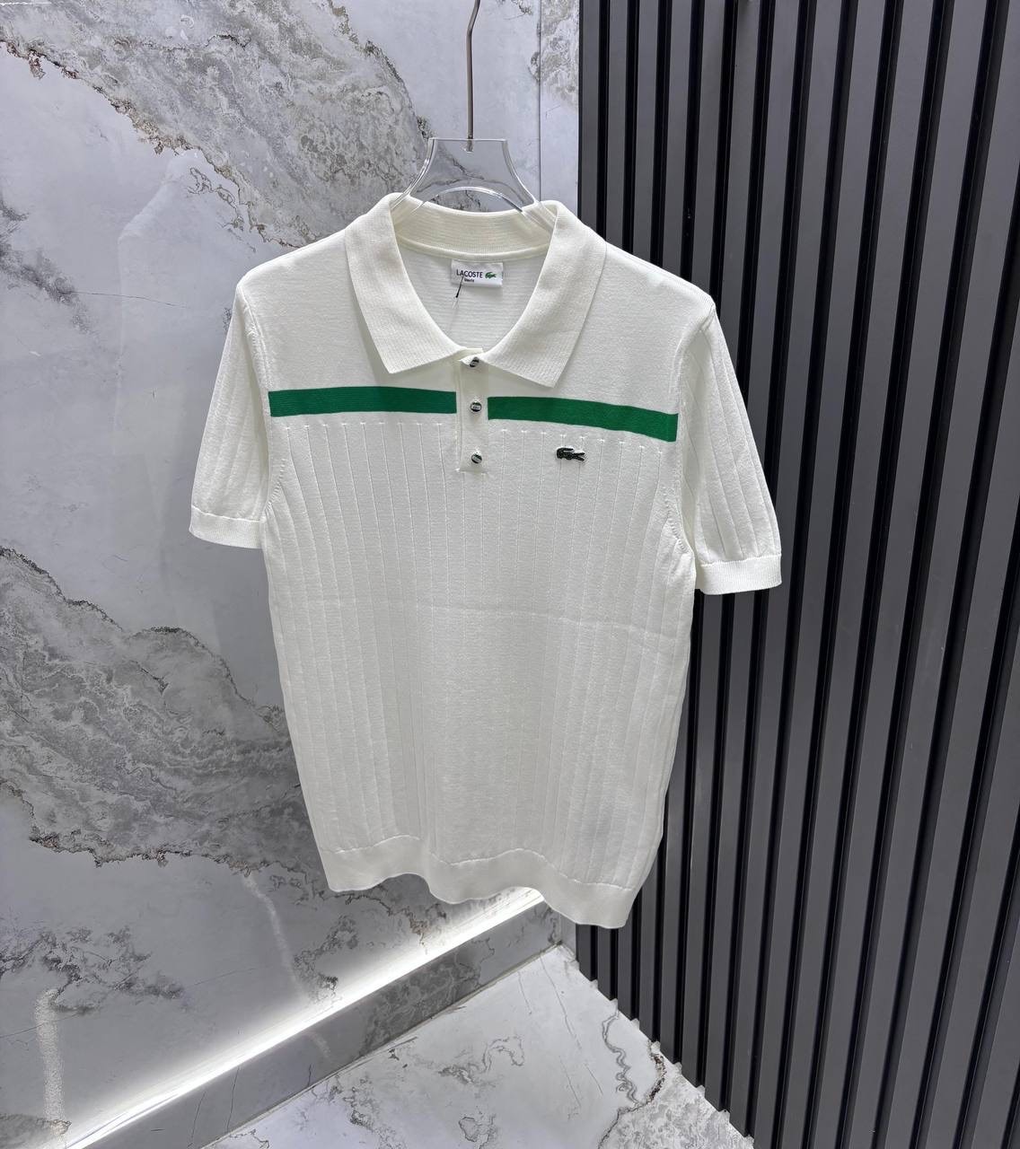 LACOSTE BEYAZ RENK POLO YAKA T-SHİRT