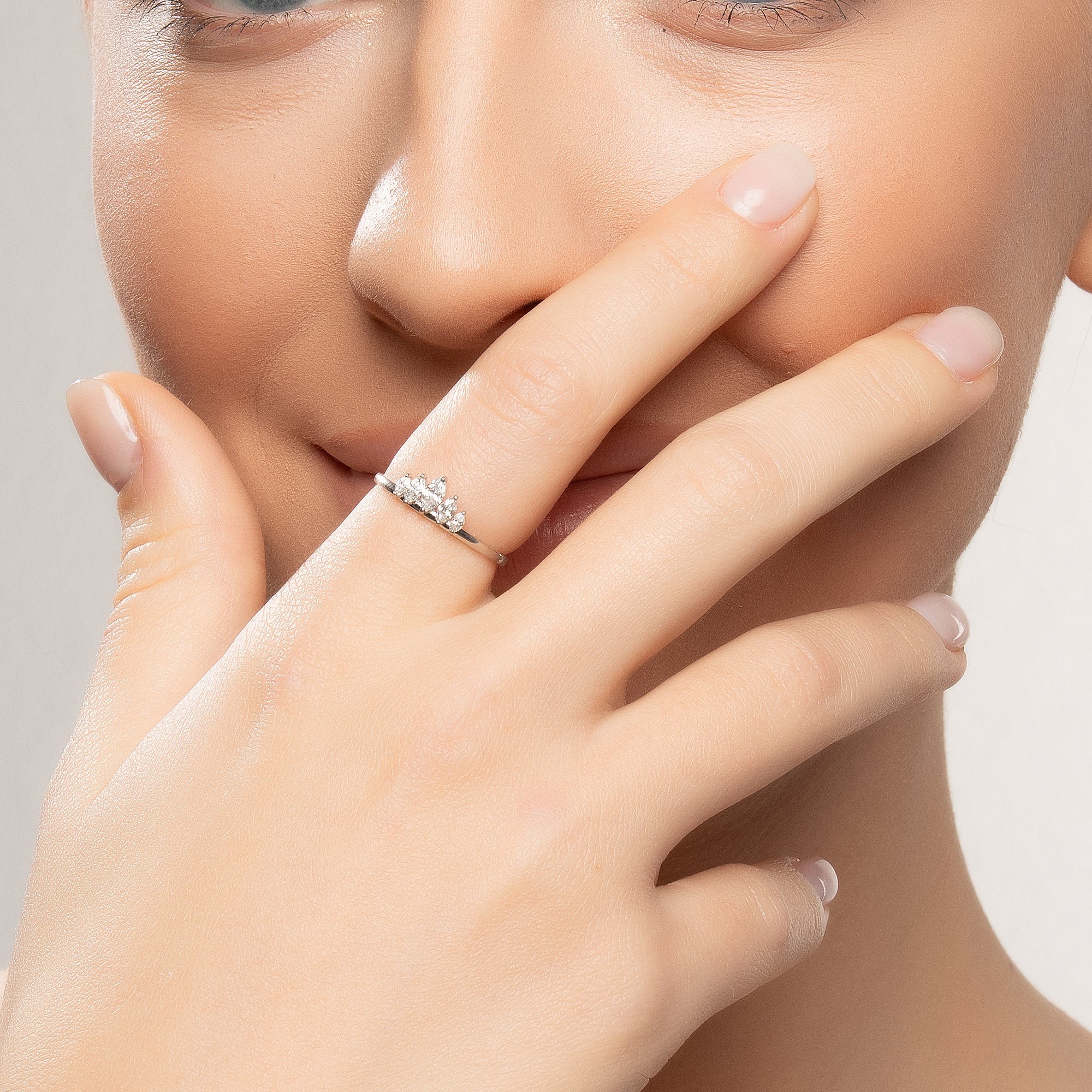 0.40 ct Simetrik Markiz Form Pırlanta Yüzük