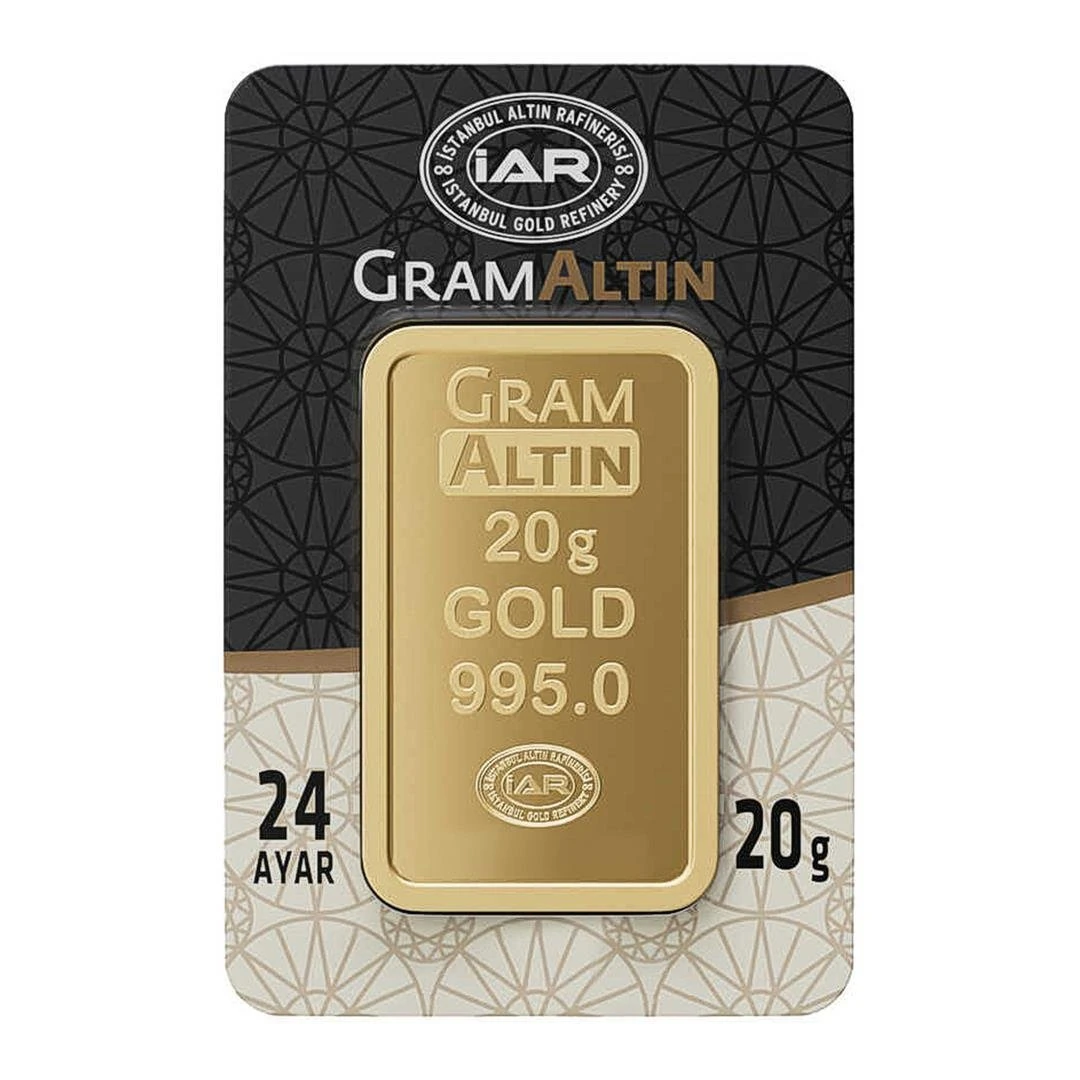 20 gr 24 Ayar Gram Külçe Altın