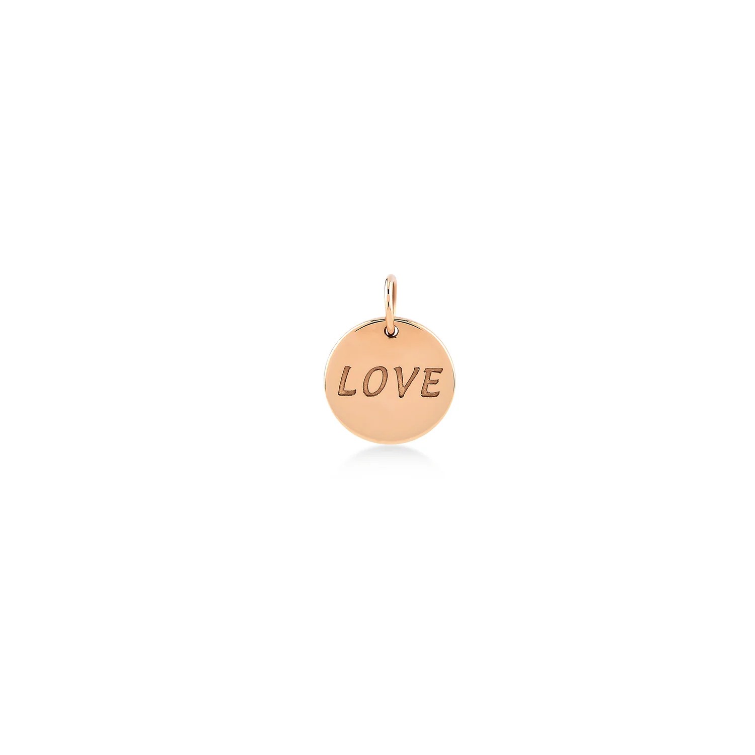 Love Madalyon Altın Charm