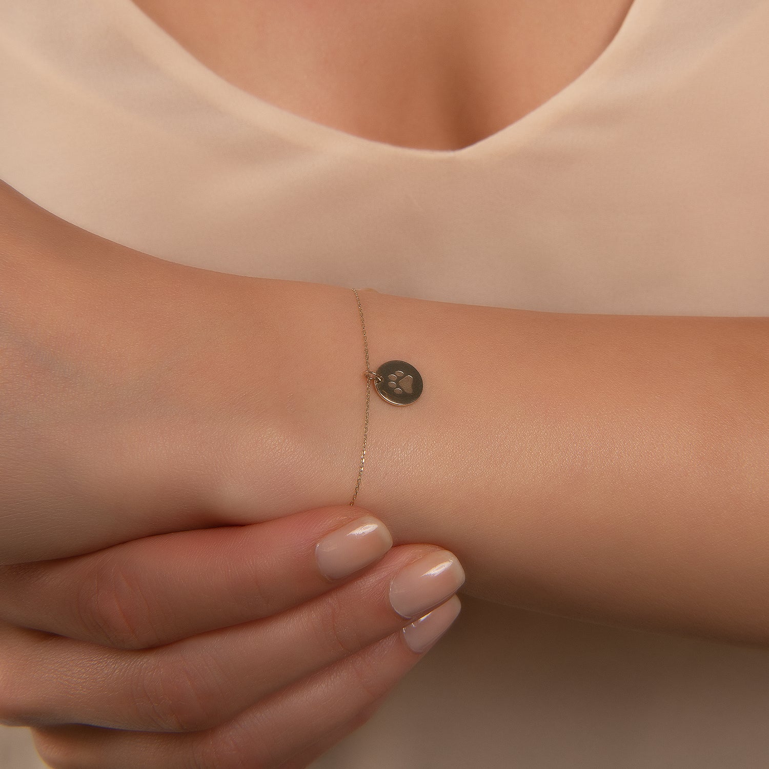 Pati Madalyon Altın Charm