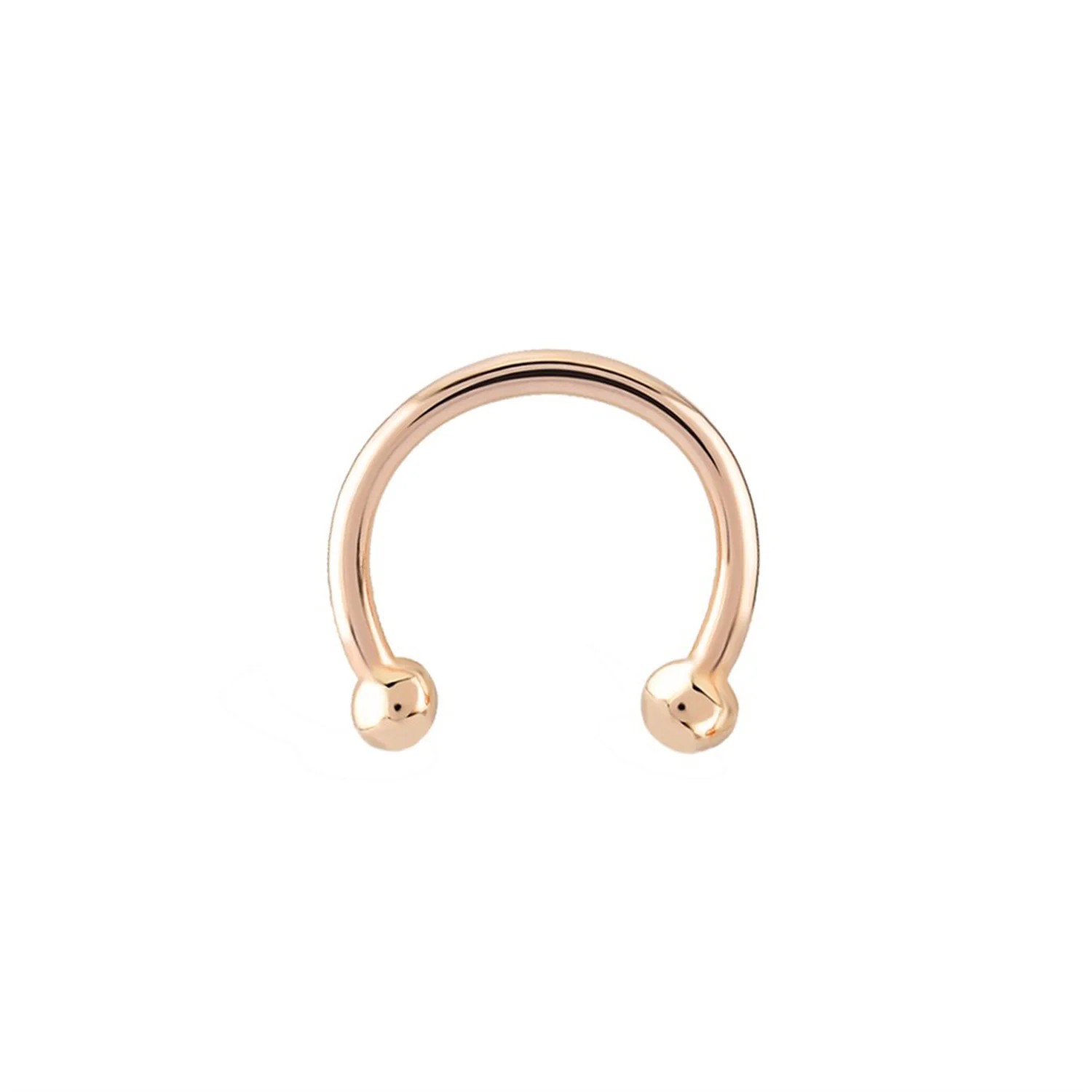 Altın Toplu Sıkıştırmalı Halka Earcuff