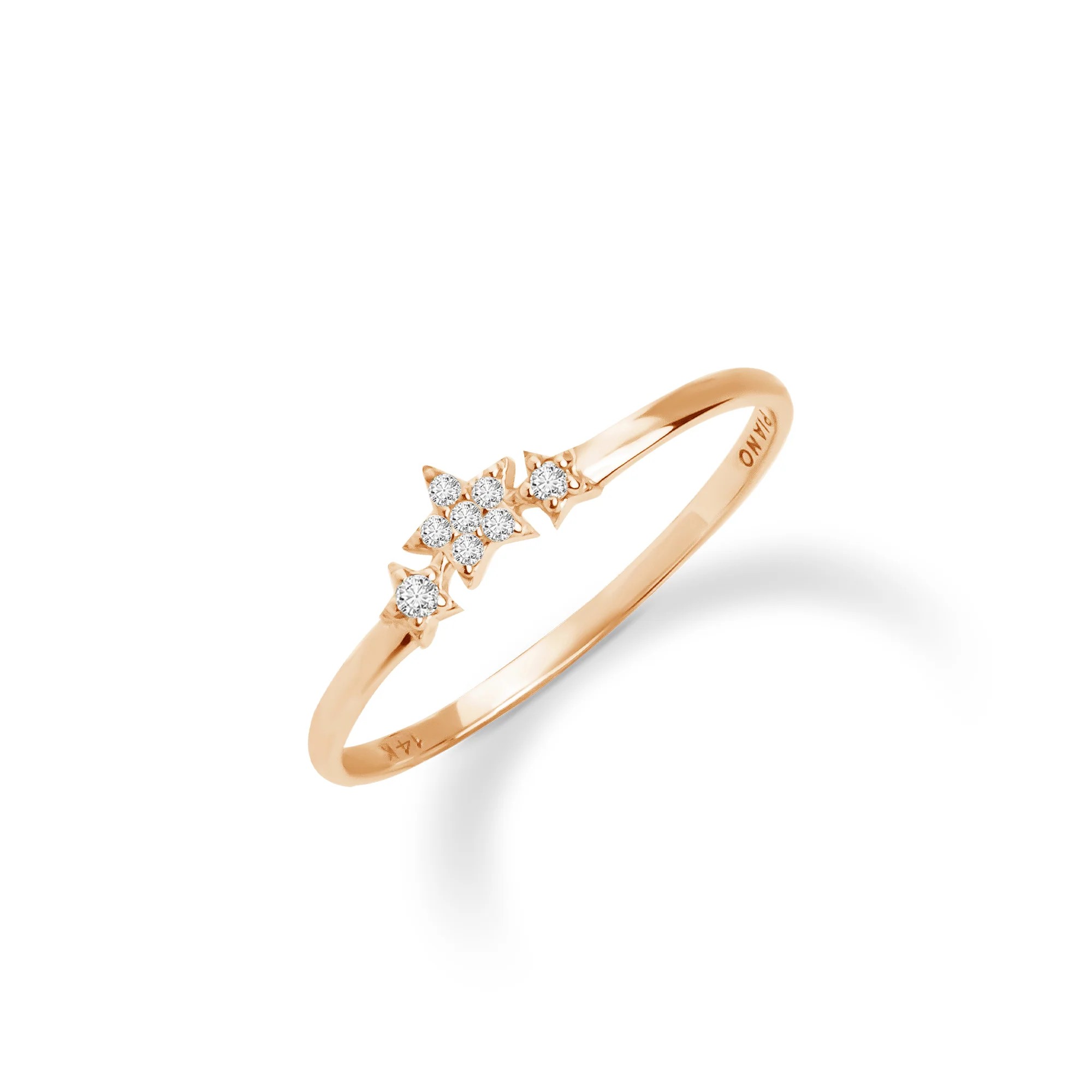 0.06 ct Şans Yıldızları Pırlanta Yüzük