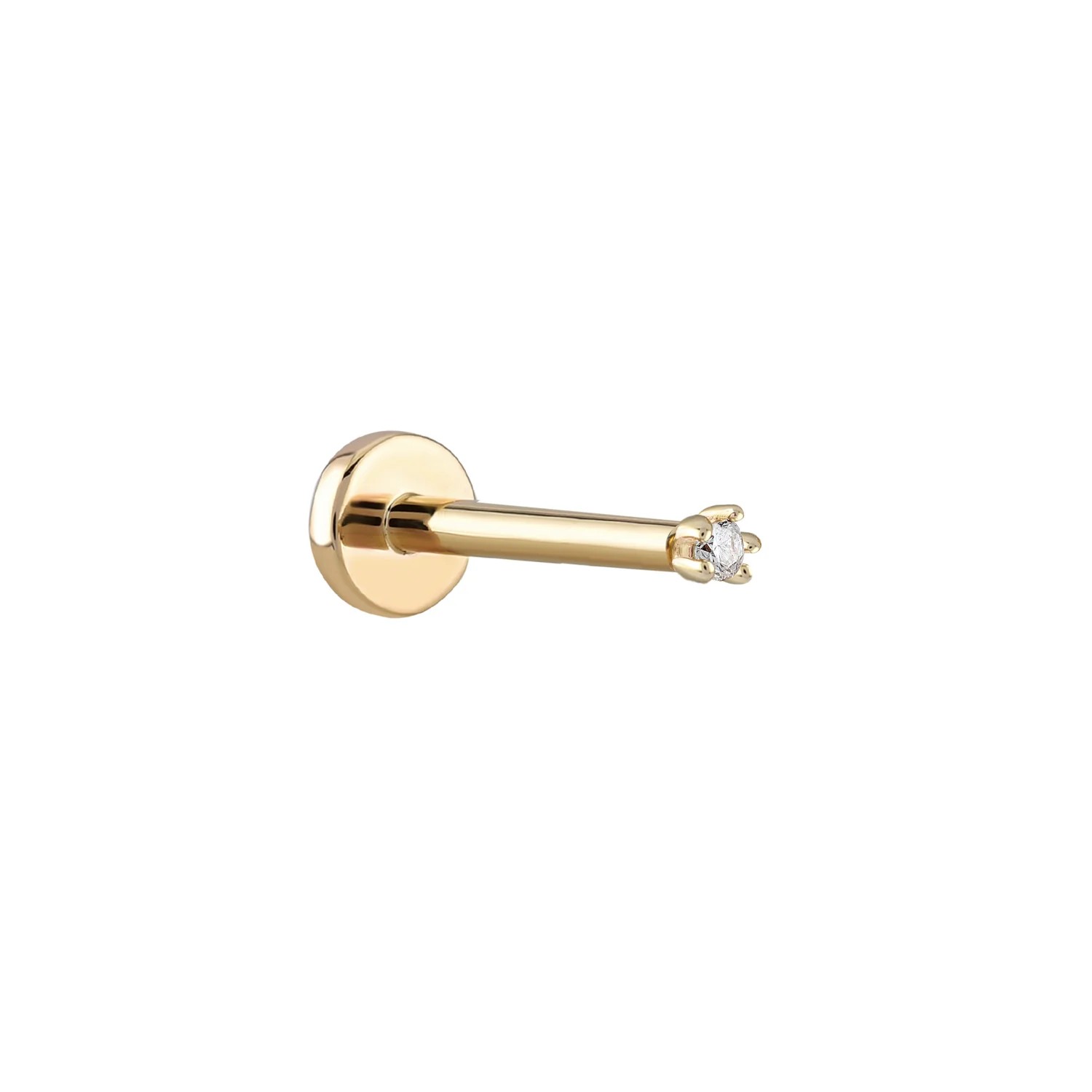 Mini Tektaş Pırlanta Piercing