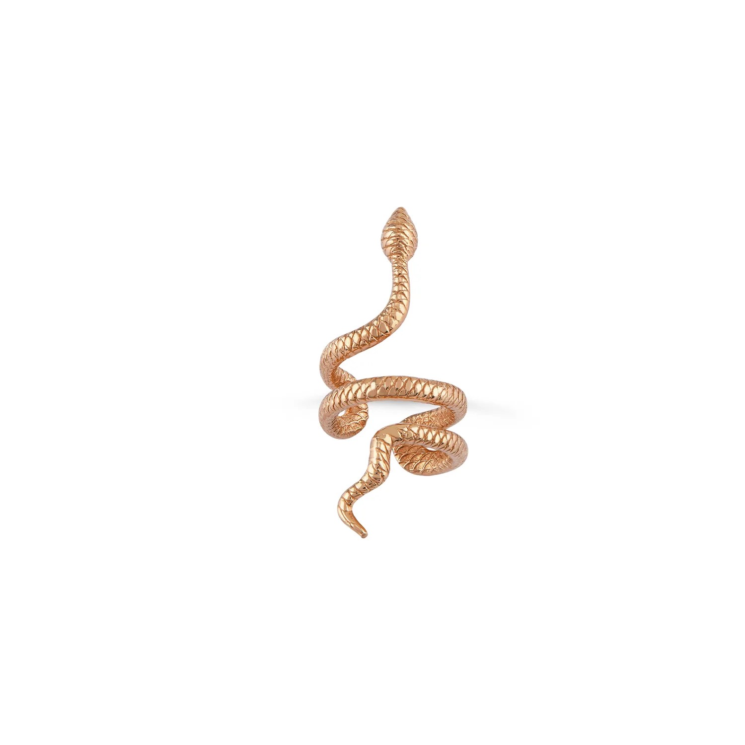 Nefertiti Sarmal Yılan Altın Earcuff
