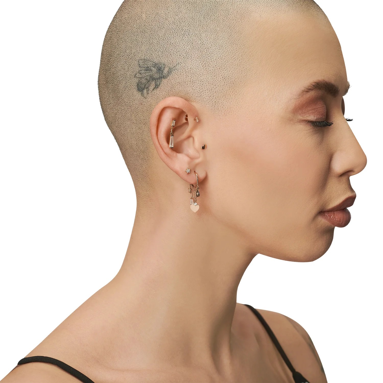 Kalp Altın Piercing