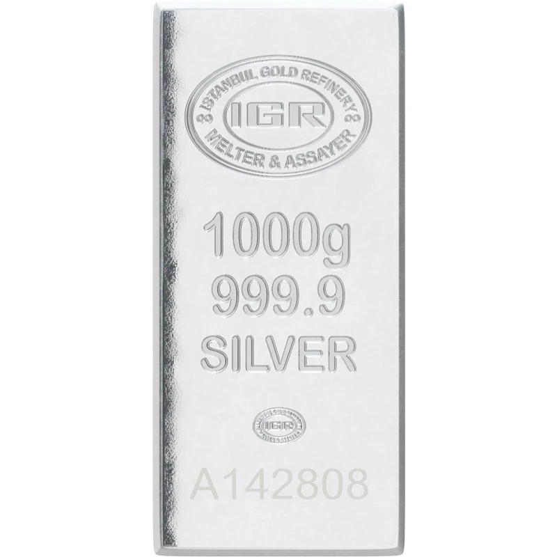 1000 Gram Külçe Gümüş