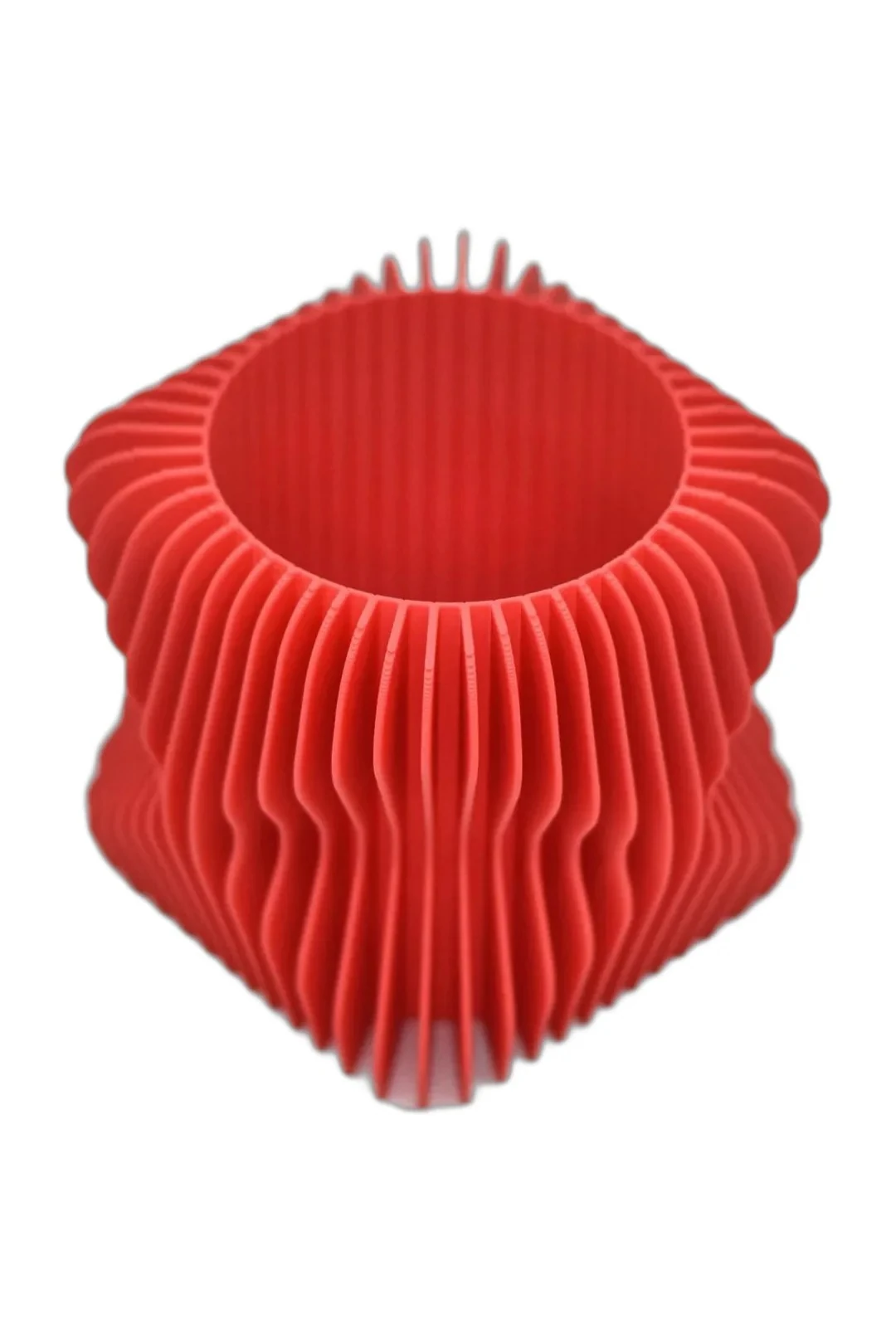 Geometrik Dalgalı Kalemlik / Makyaj Fırçalık 