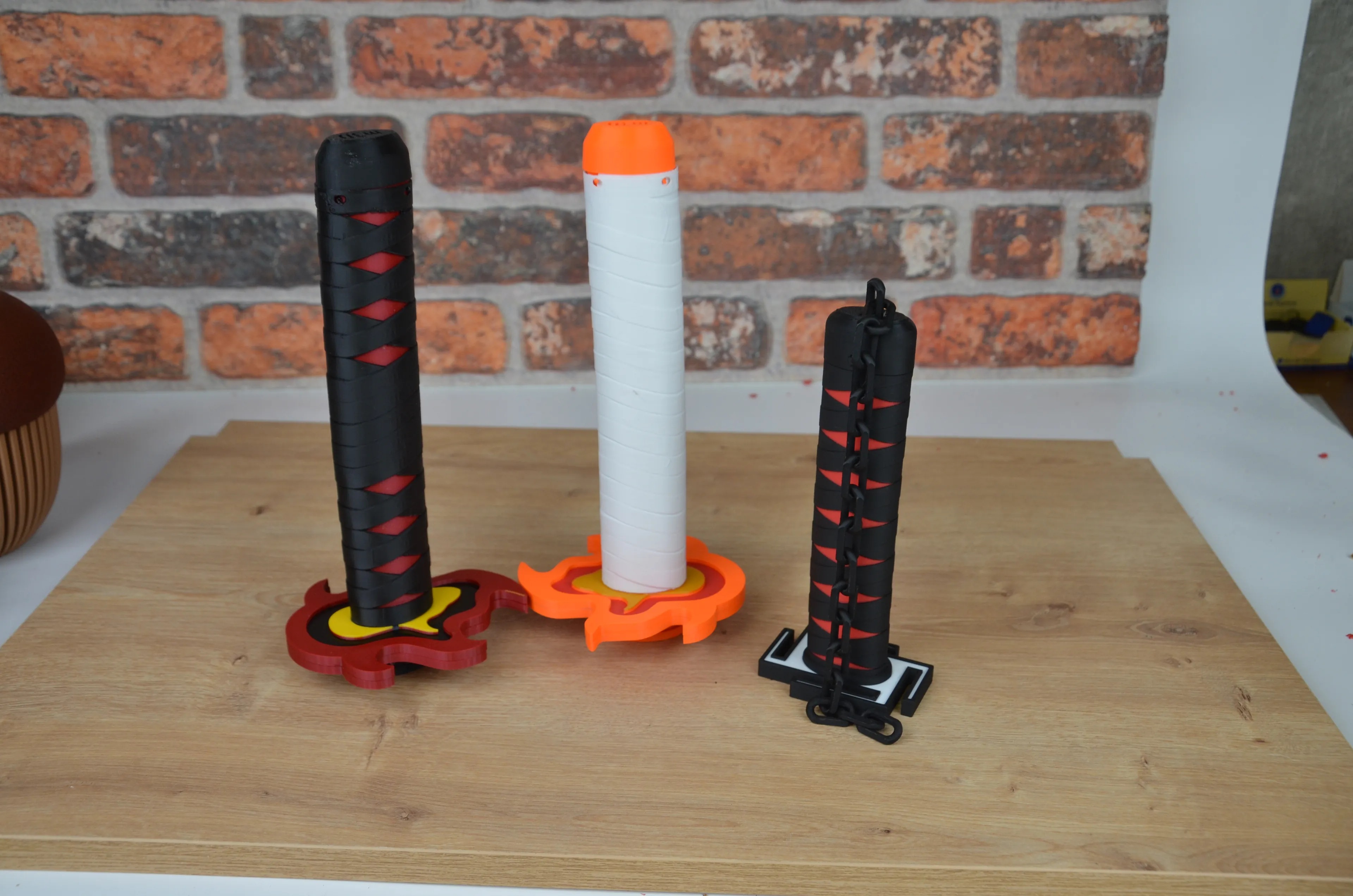 Bleach Ichigo Bankai Kılıcı Tensa Zangetsu - Anime Katana Modeli