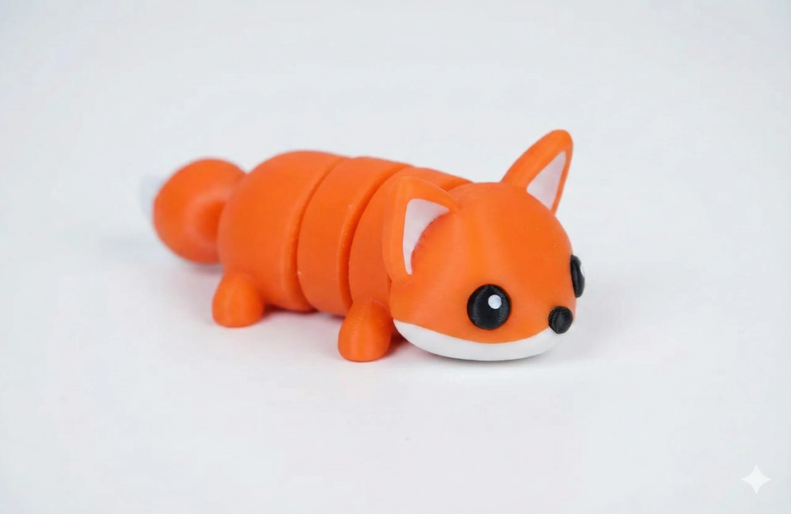 3D Baskı Eklemli Tilki Figür - Fidget Stres Oyuncağı