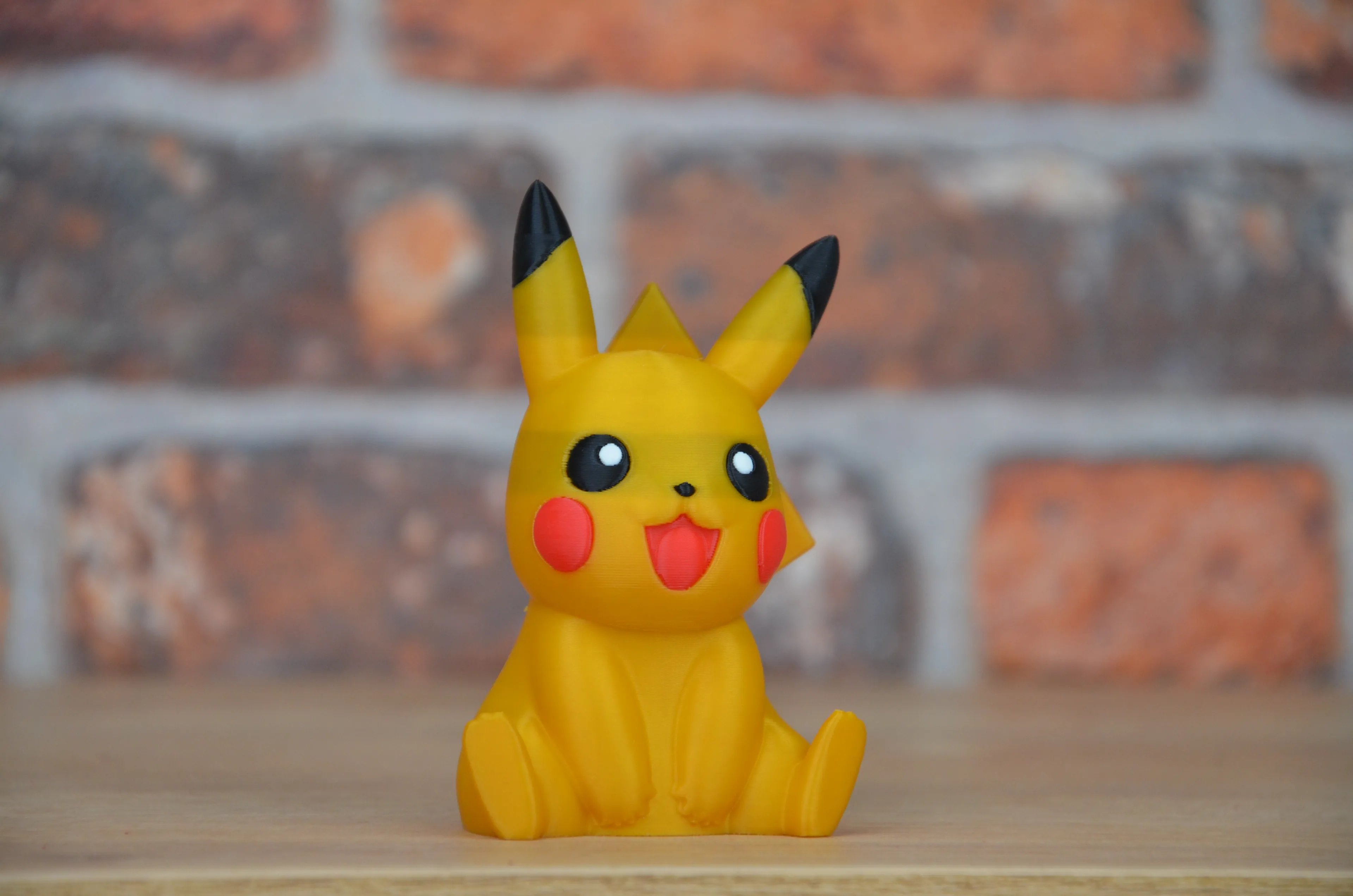 "Pika Pika!" - Sevimli Pikachu 3D Baskı Masa Figürü