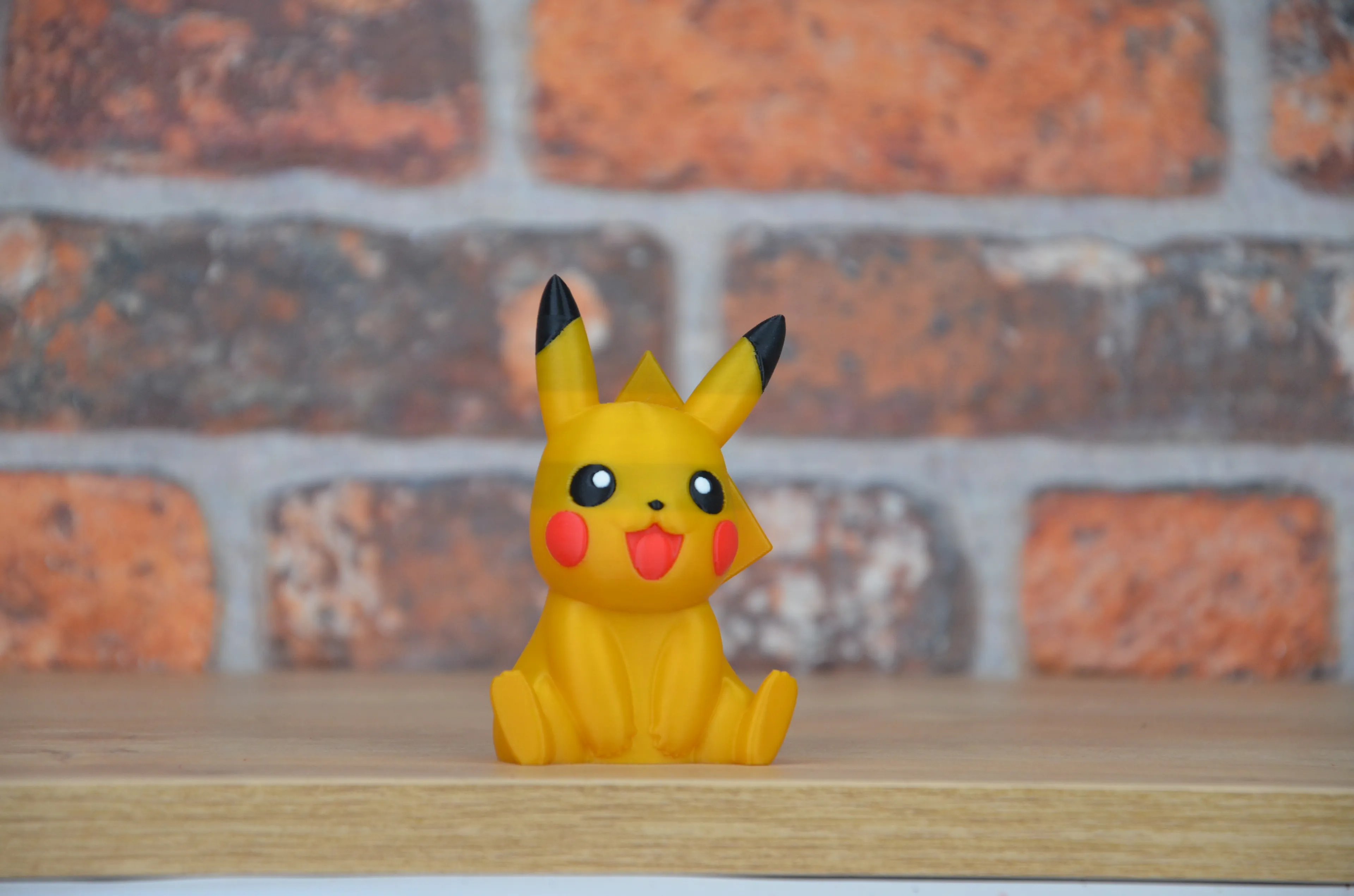 "Pika Pika!" - Sevimli Pikachu 3D Baskı Masa Figürü