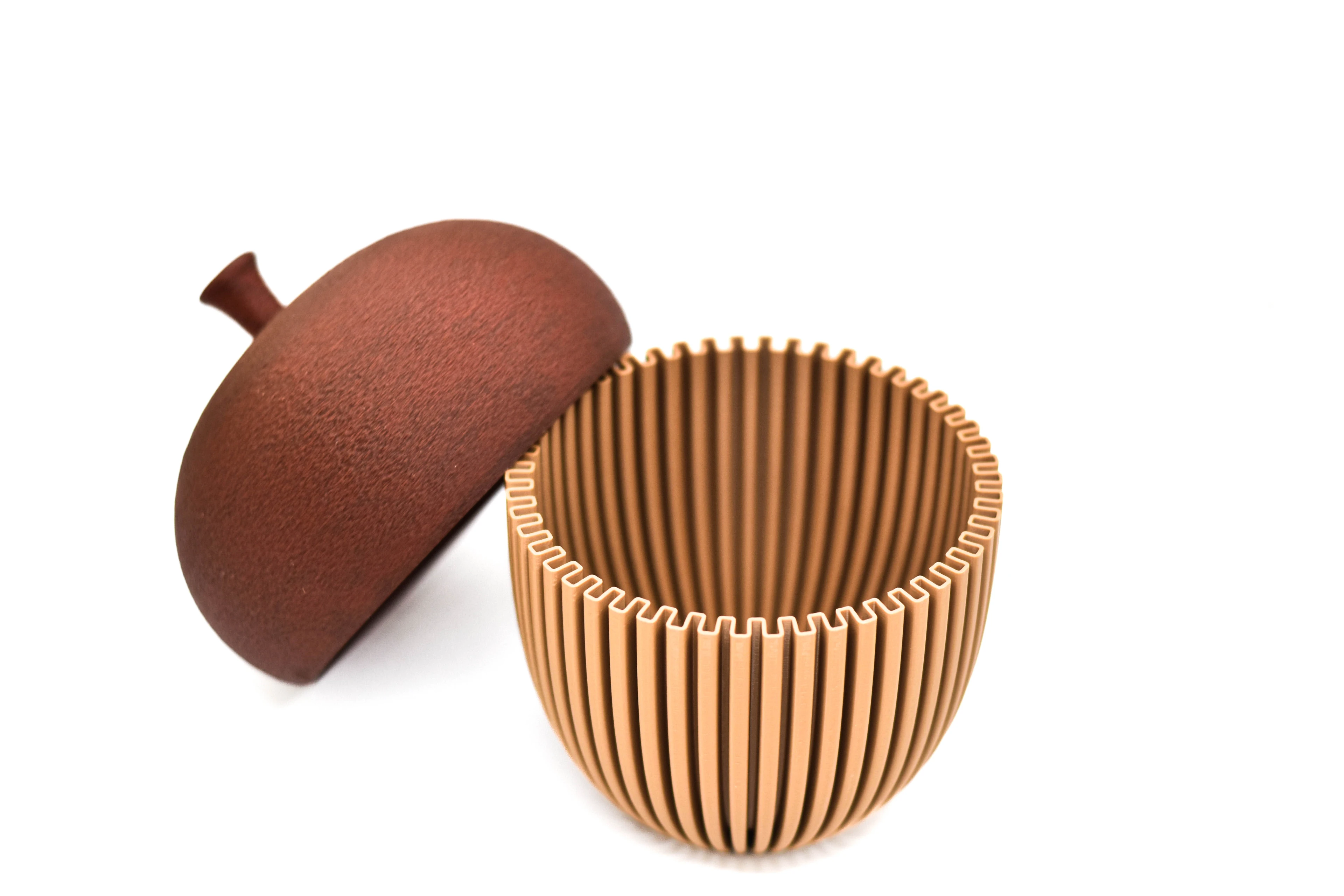 Buz Devri Temalı Palamut Kutu - 3D Baskı Dekoratif Kase