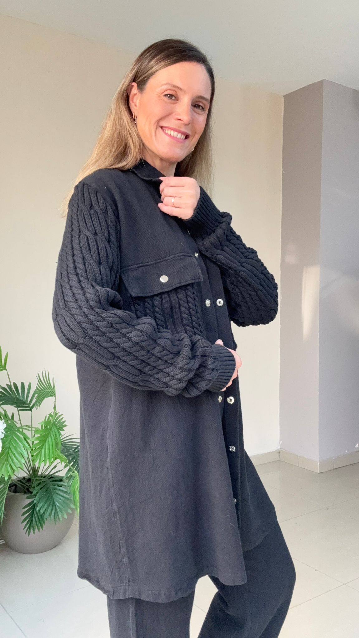 Pamuk Gabardin Takım - siyah