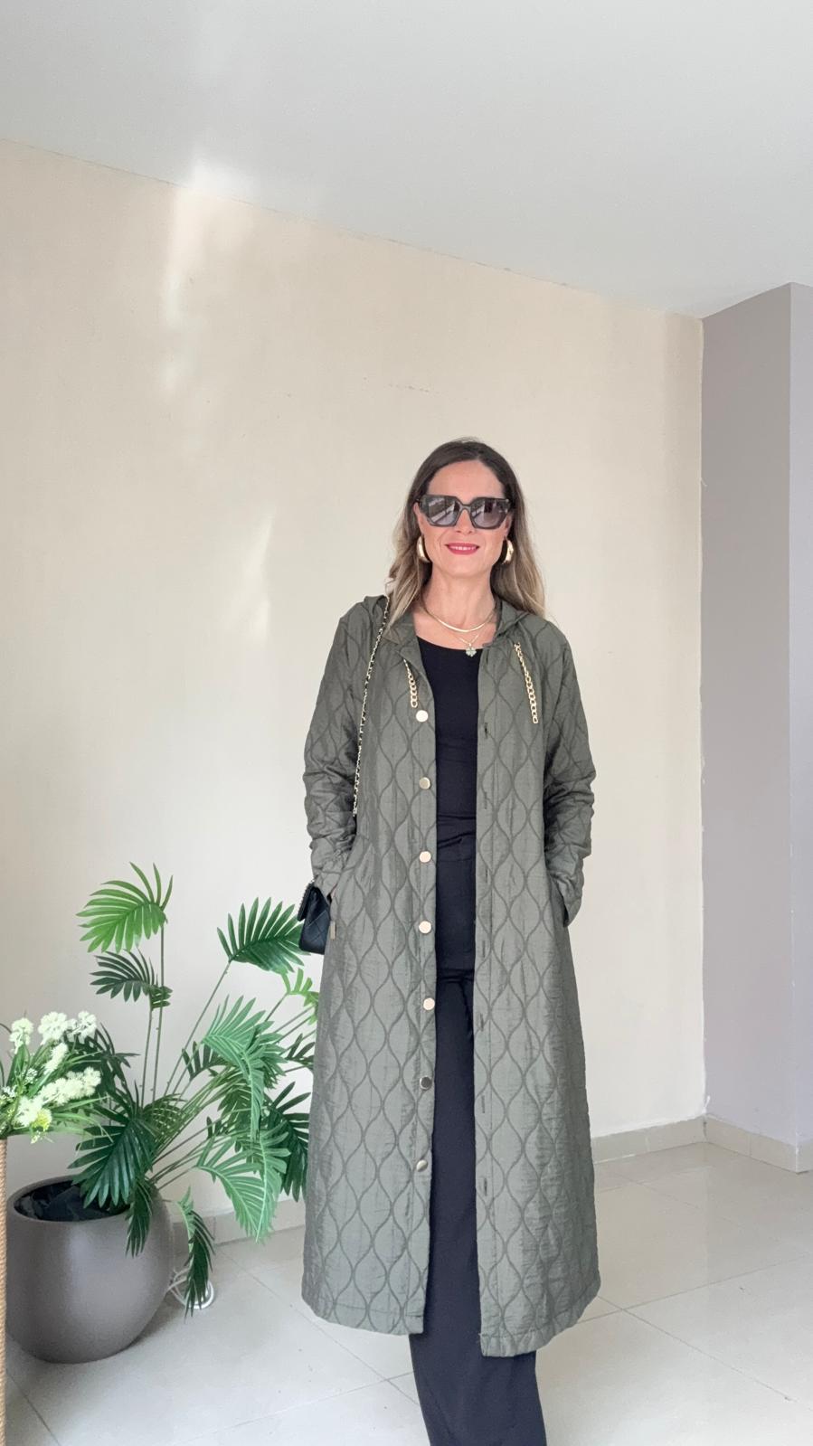 Kapüşonlu Kapitone Mont