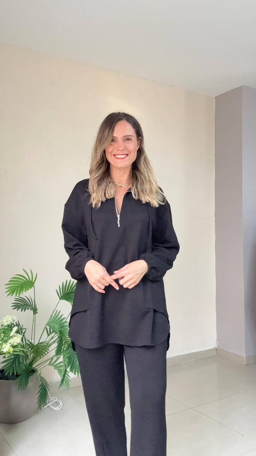 Bella  Oysho Kumaş Eşofman Takım - siyah