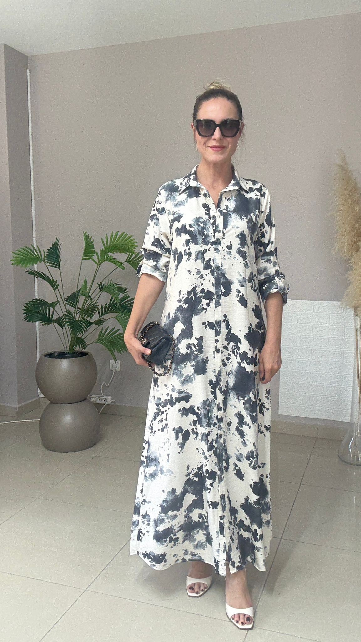 Batik Desen Tensel Elbise