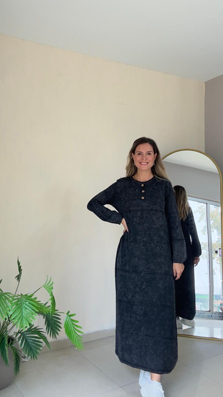 Dikişli Triko Elbise