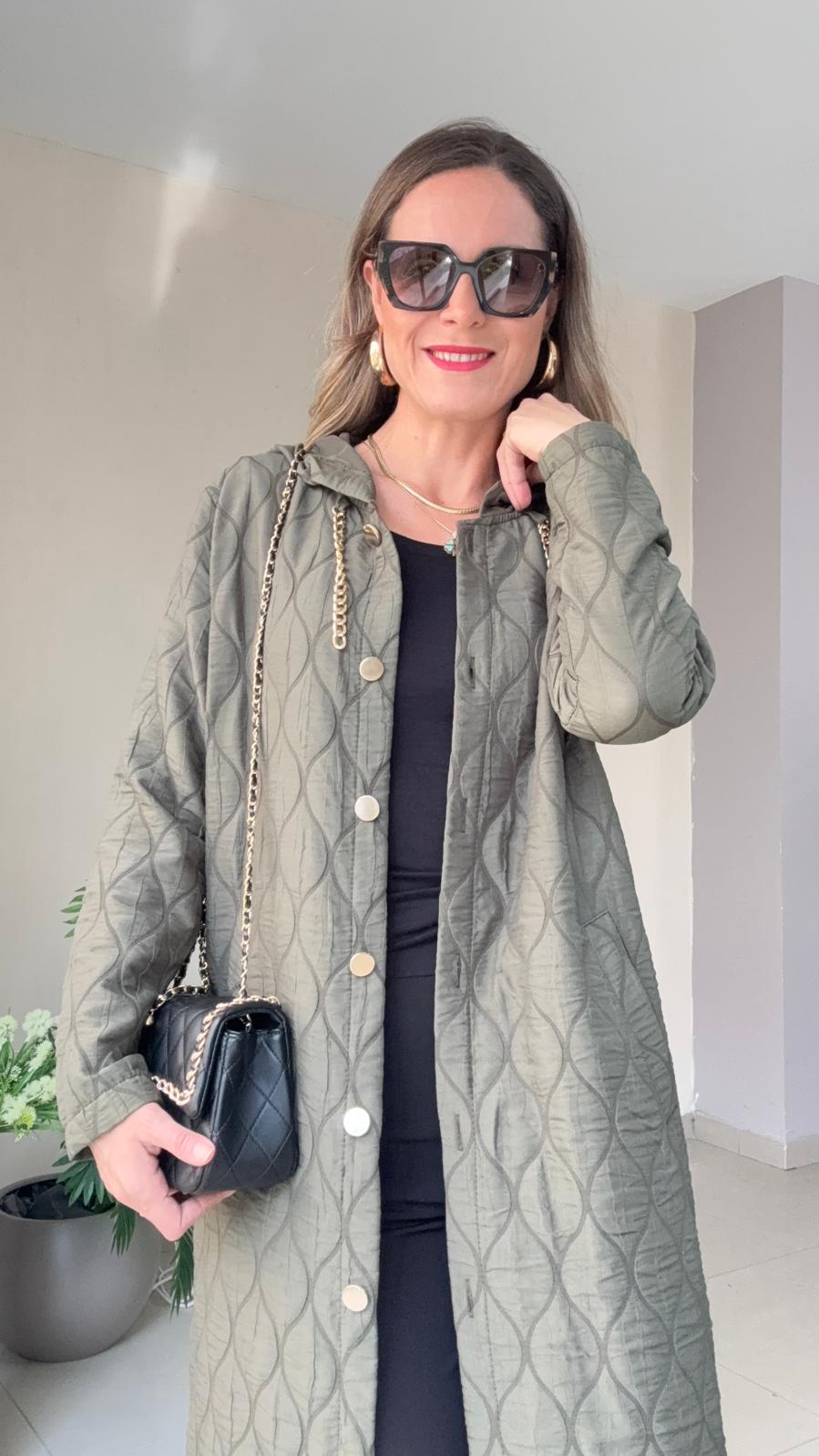 Kapüşonlu Kapitone Mont