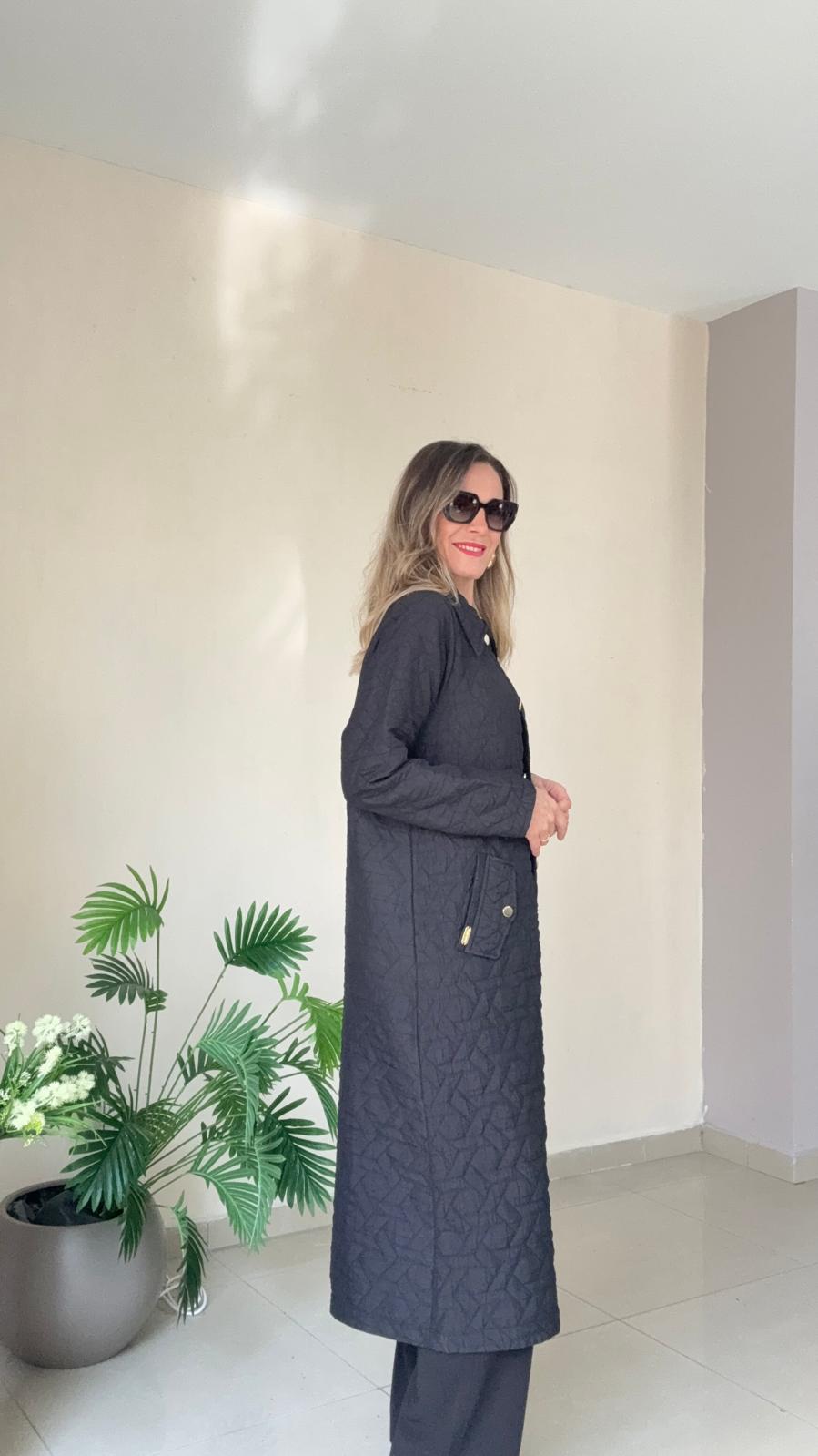 Yakalı Kapitone Mont