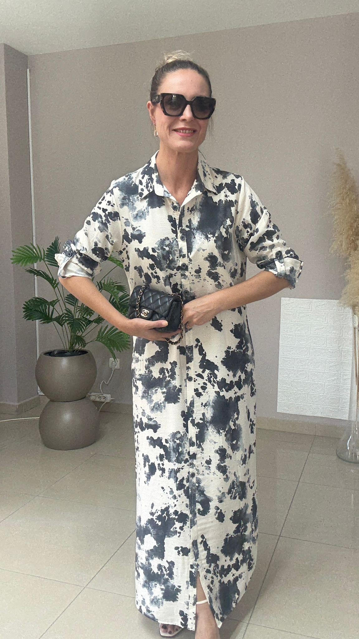 Batik Desen Tensel Elbise