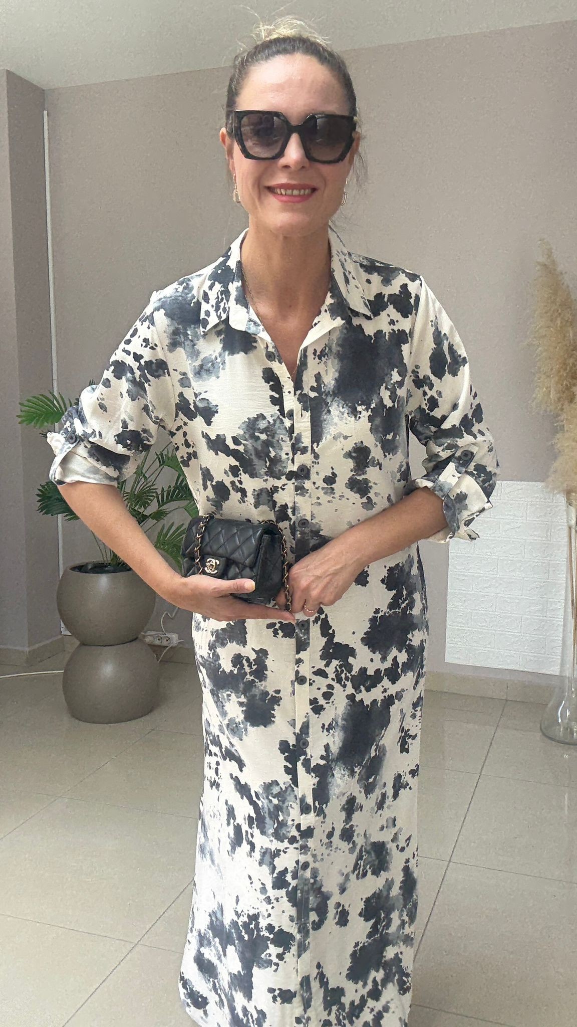 Batik Desen Tensel Elbise