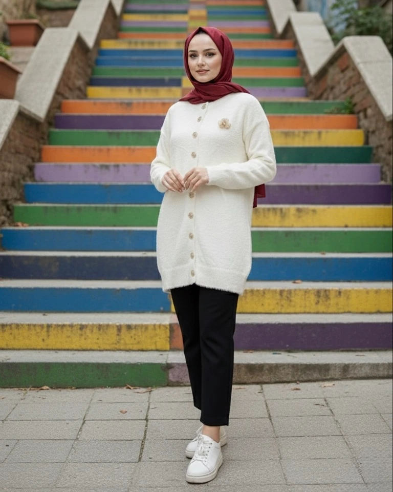 BROŞLU ANGORA HIRKA