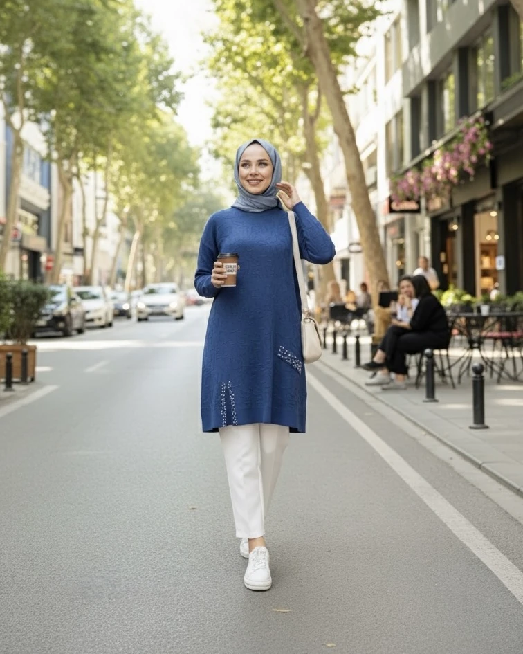 TAŞLI TRİKO TUNİK