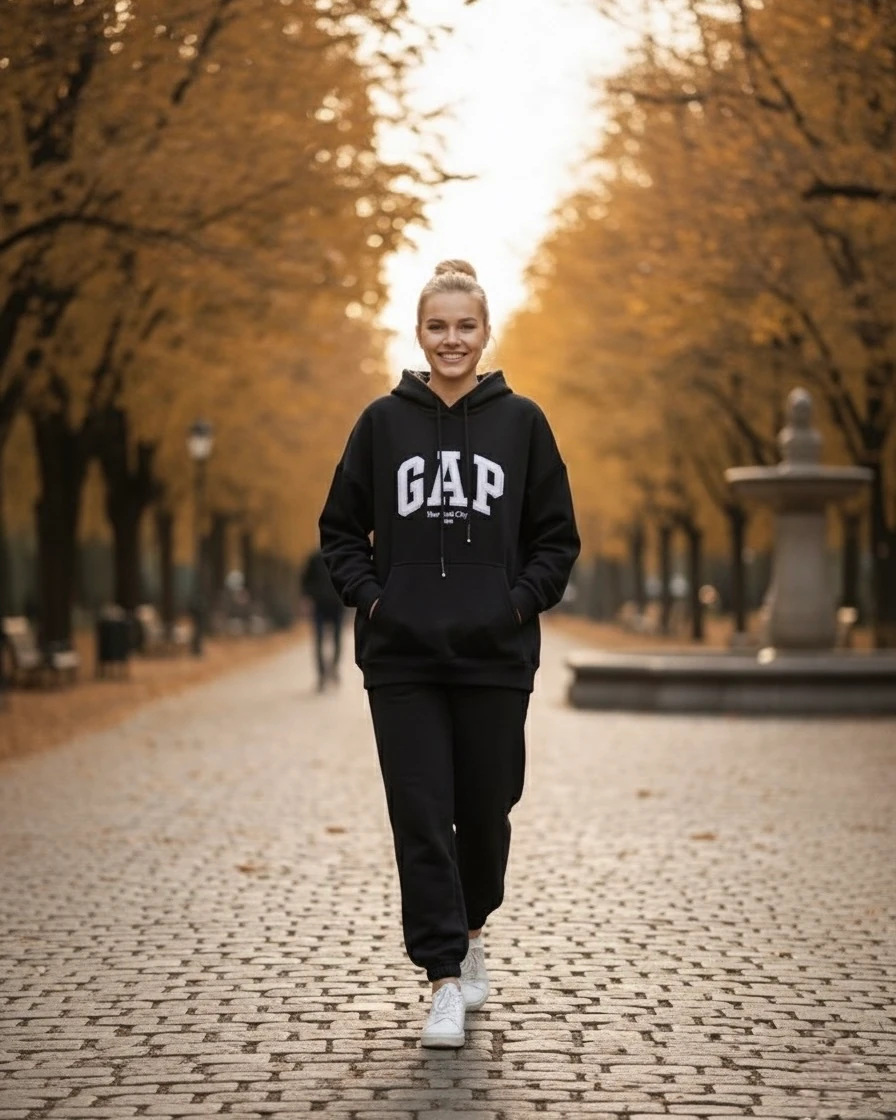 GAP BASKILI SWEATSHİRT