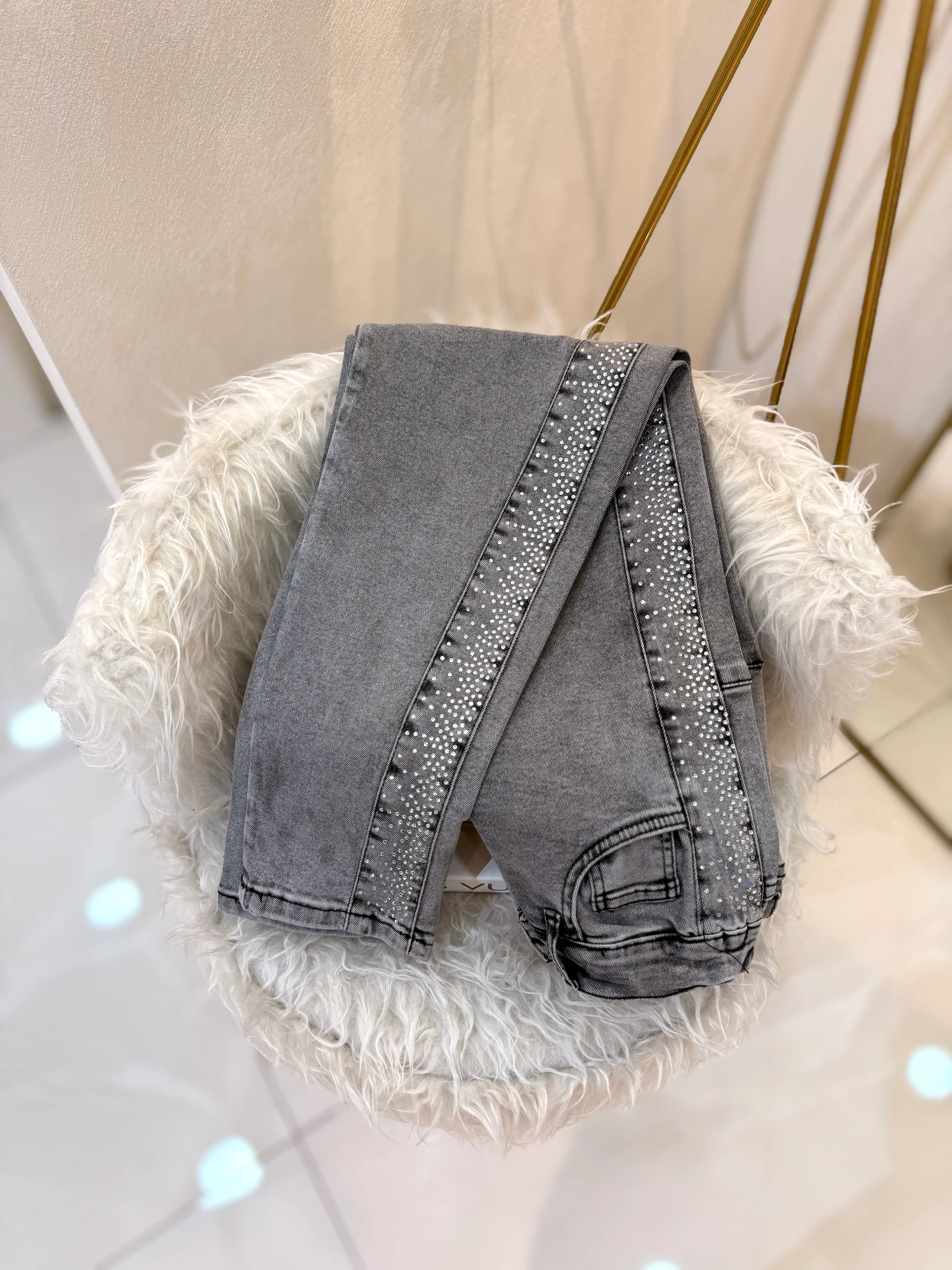 Şerit Taşlı Jean Füme