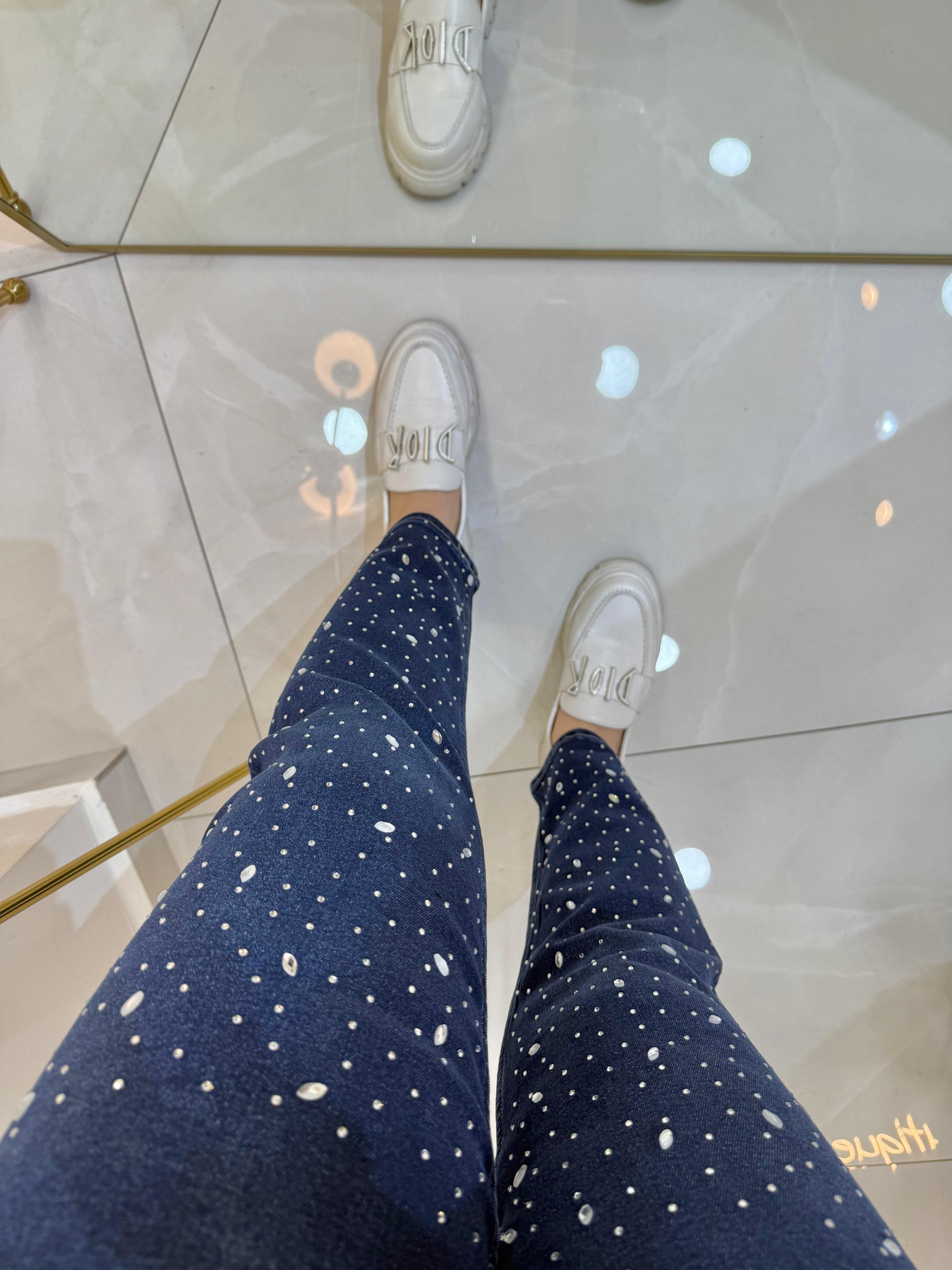 Full Taşlı Jean
